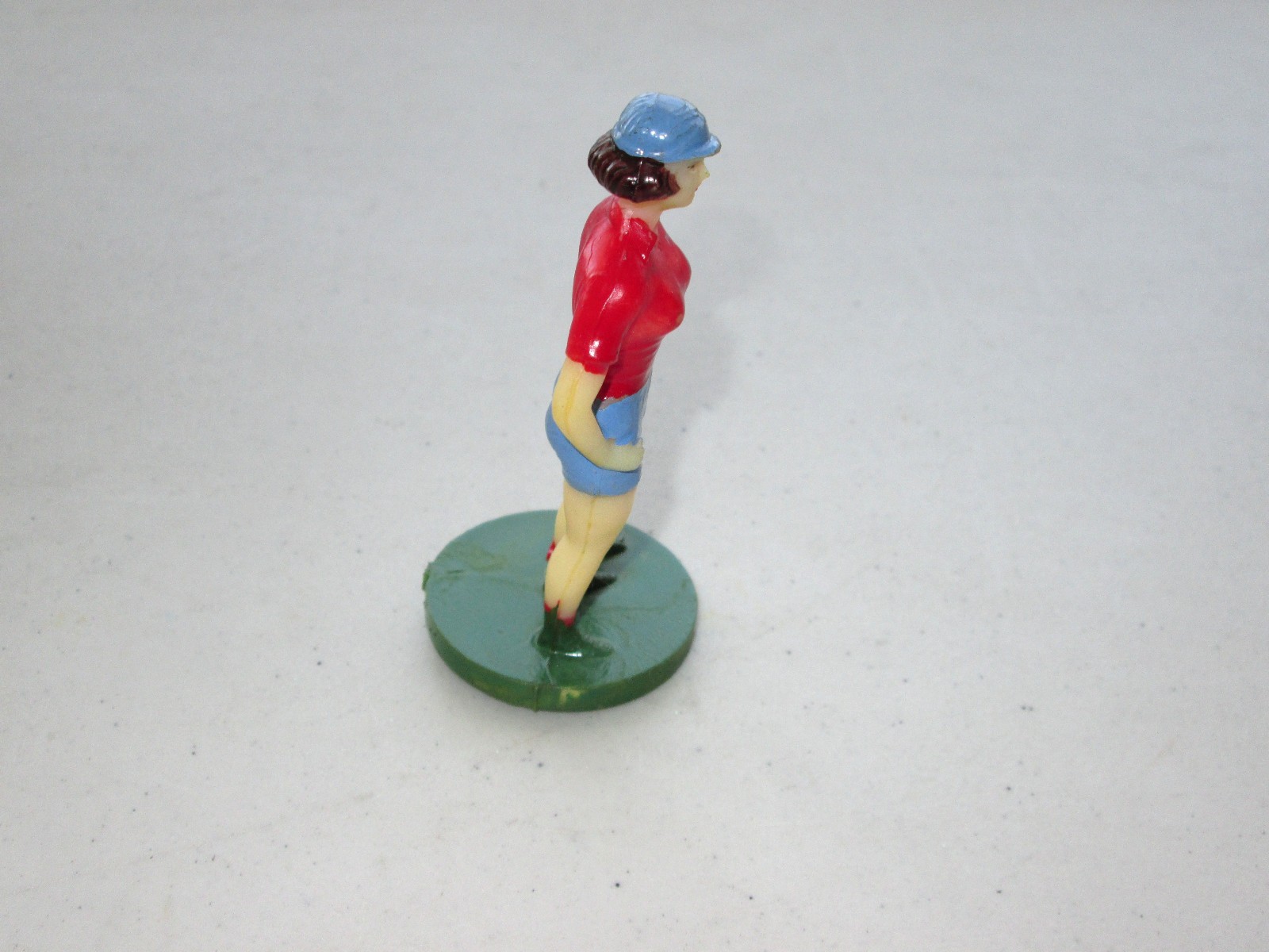 VTG Woman Golfer Figurine Golf Player Statue Sport Decoration Cake Topper