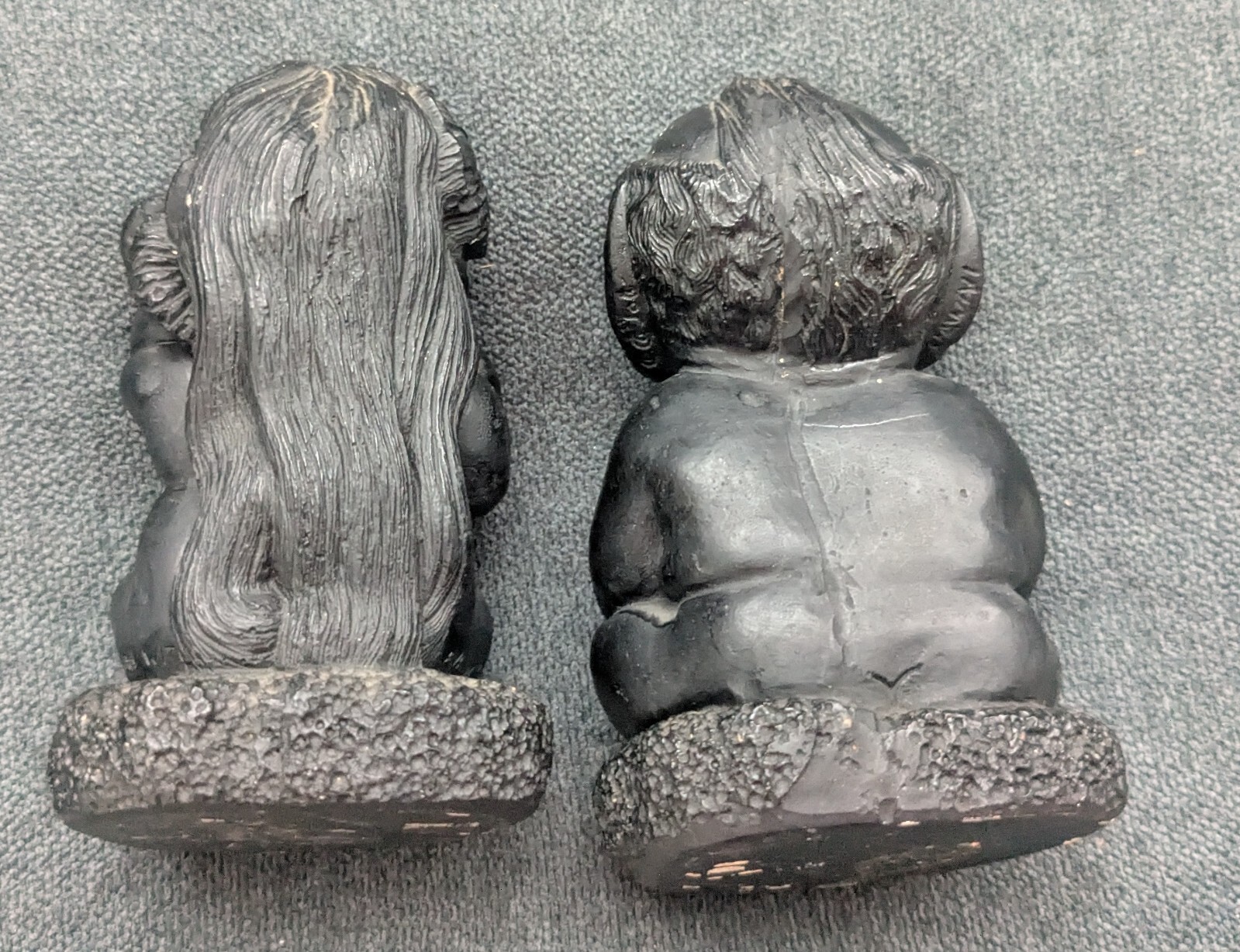 Vintage Coco Joes Lava Hawaiian Legends Hawaii Figurines Statues Male And Female