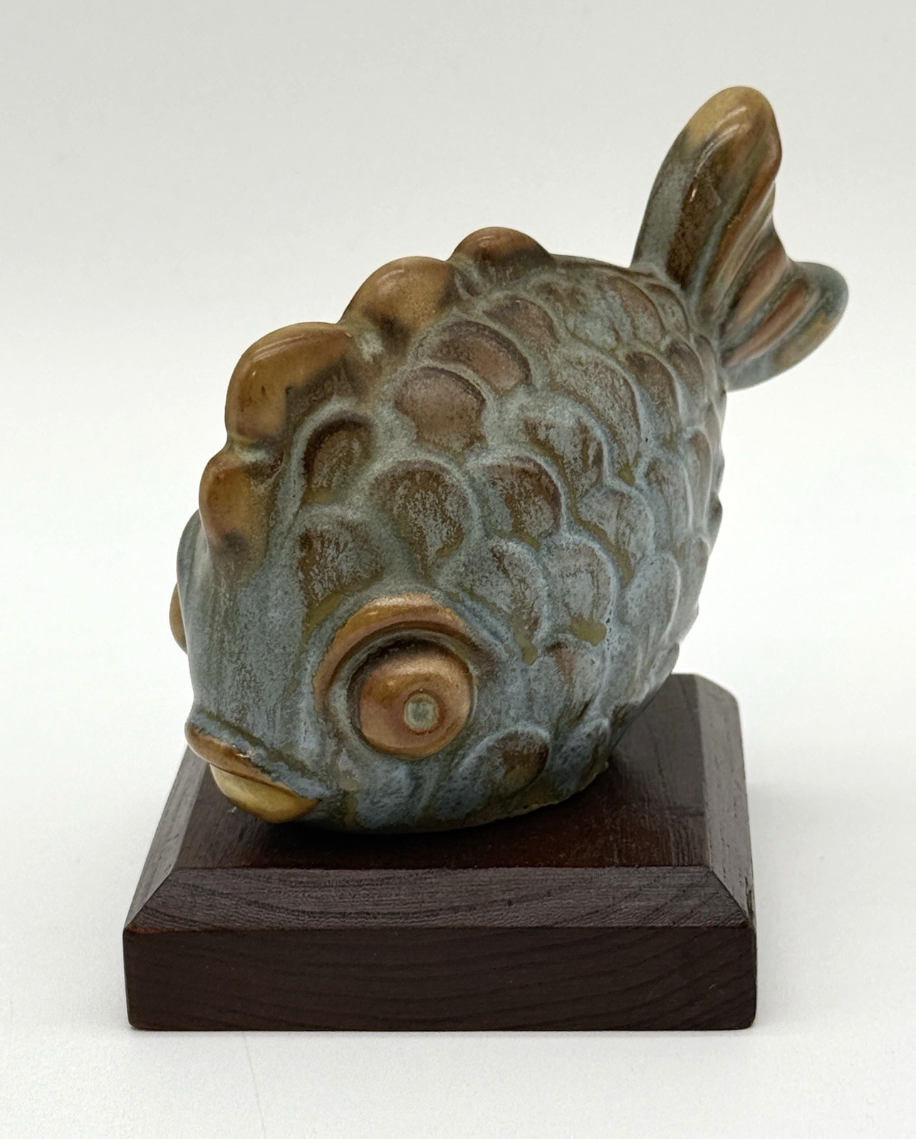 Vintage BLUE MOUNTAIN Pottery, Noah’s Ark Fish, Canada, 1968