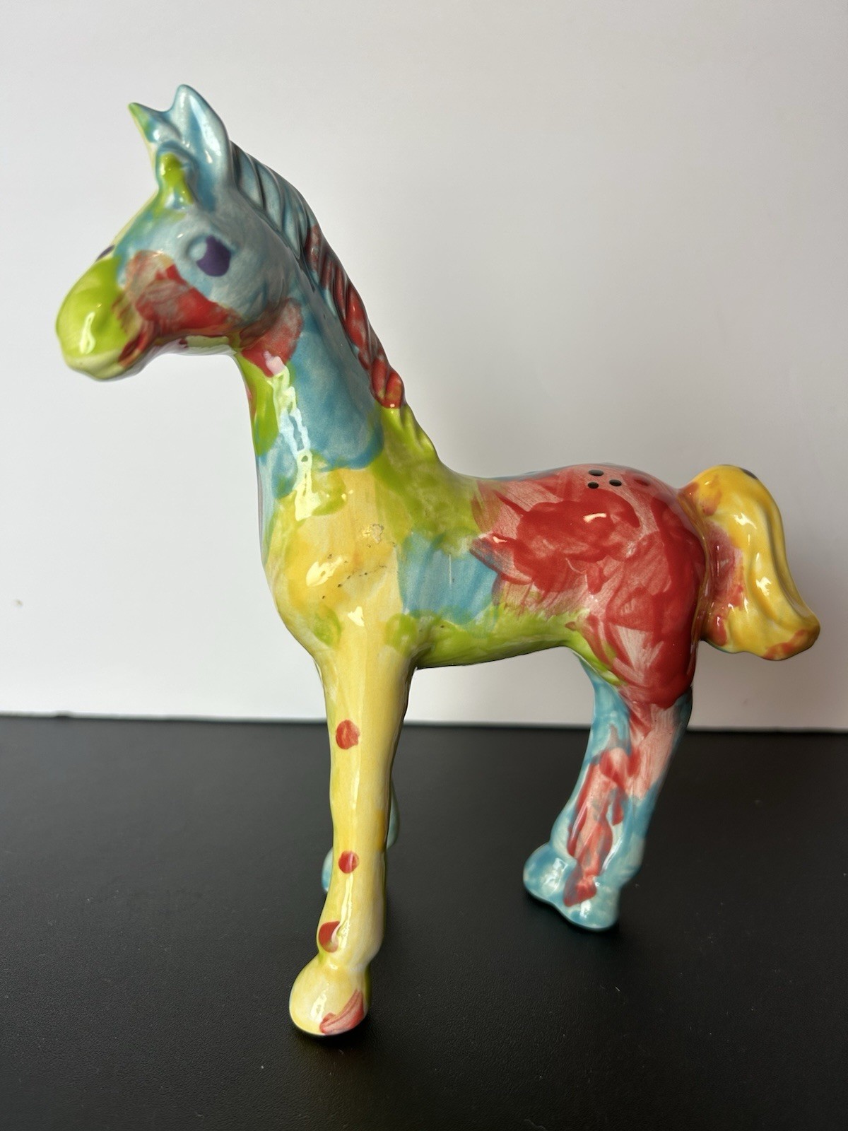 MCM Ceramic Horse Sculpture Jean Louis Azencott Colorful Retired Decor Figurine