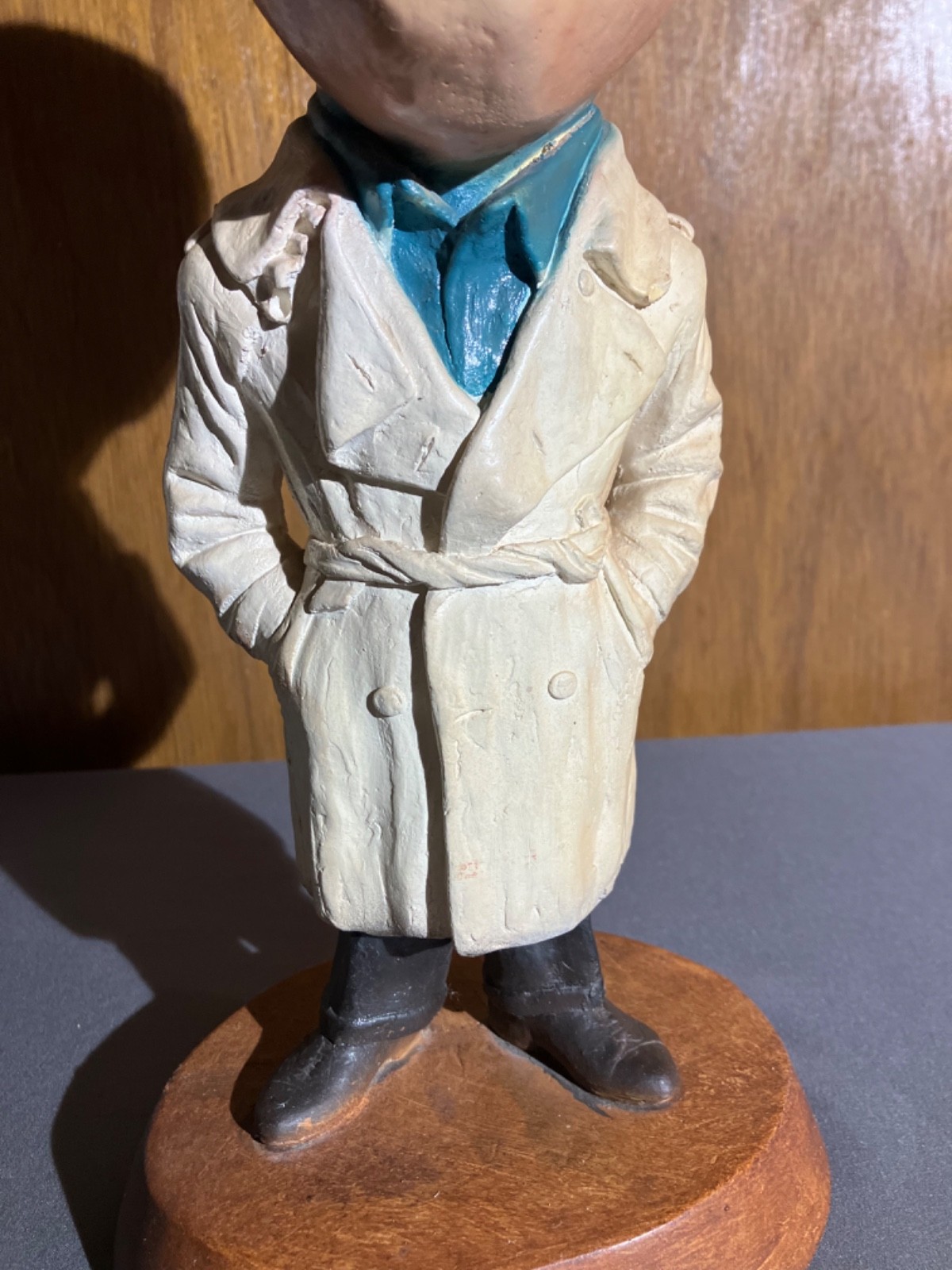 ESCO HUMPHREY BOGART CHALKWARE STATUE- 16″