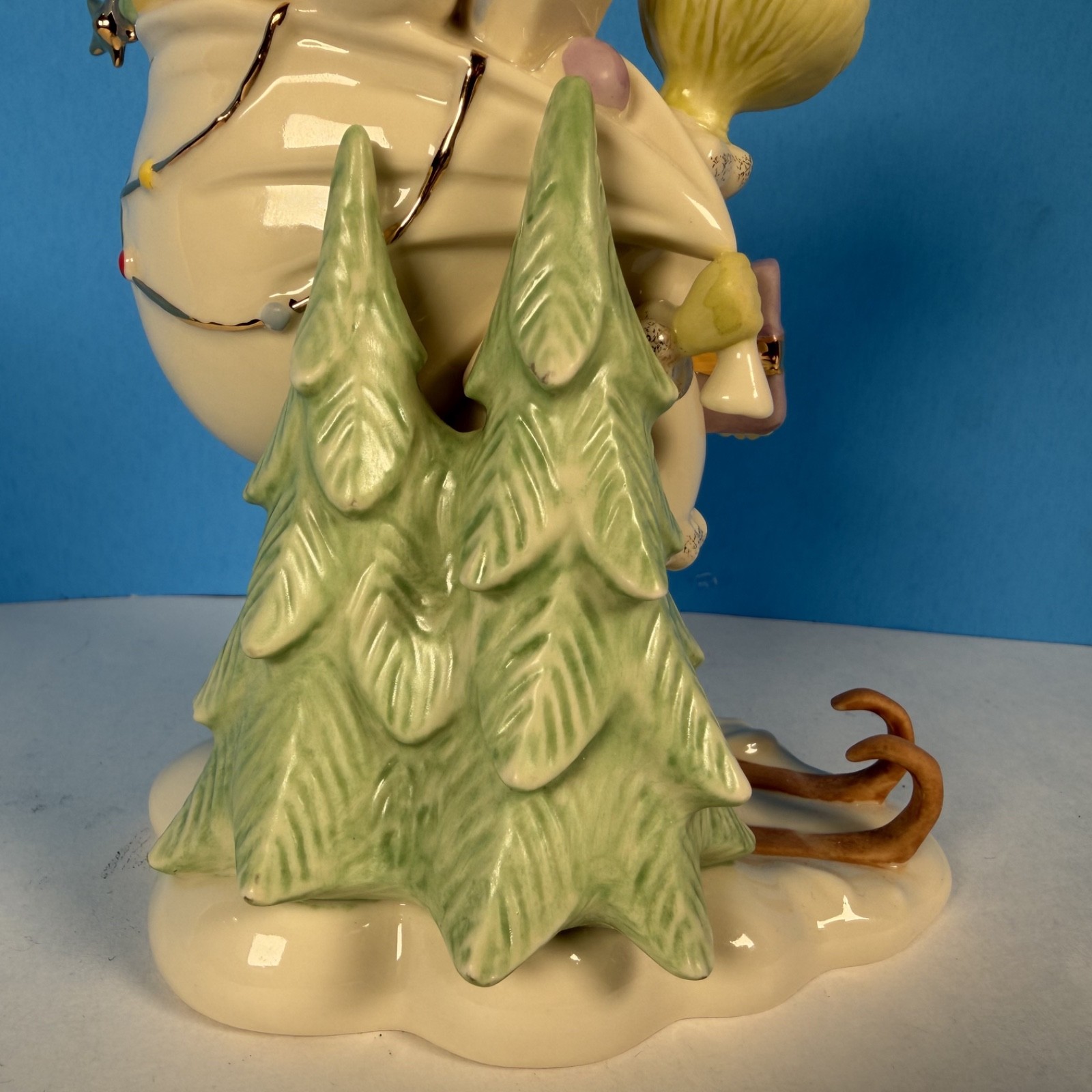 RARE 2014 Lenox Dr. Seuss GRINCH’S SNOWY ESCAPE Christmas Figurine 5.5″ NO BOX