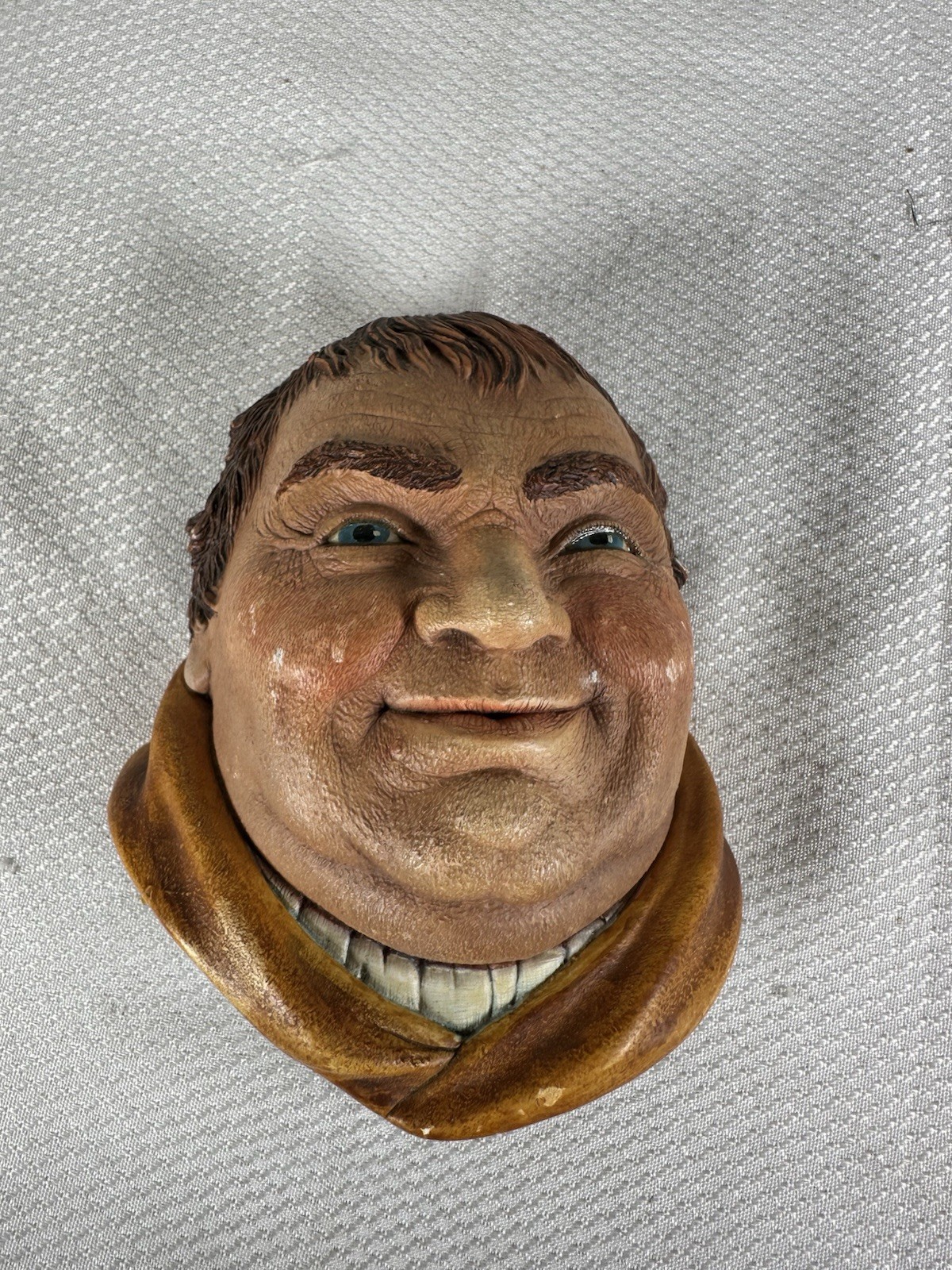 VTG Legends Chalkware Ceramic Head Friar Tuck 1981 Made in England Wall Decor