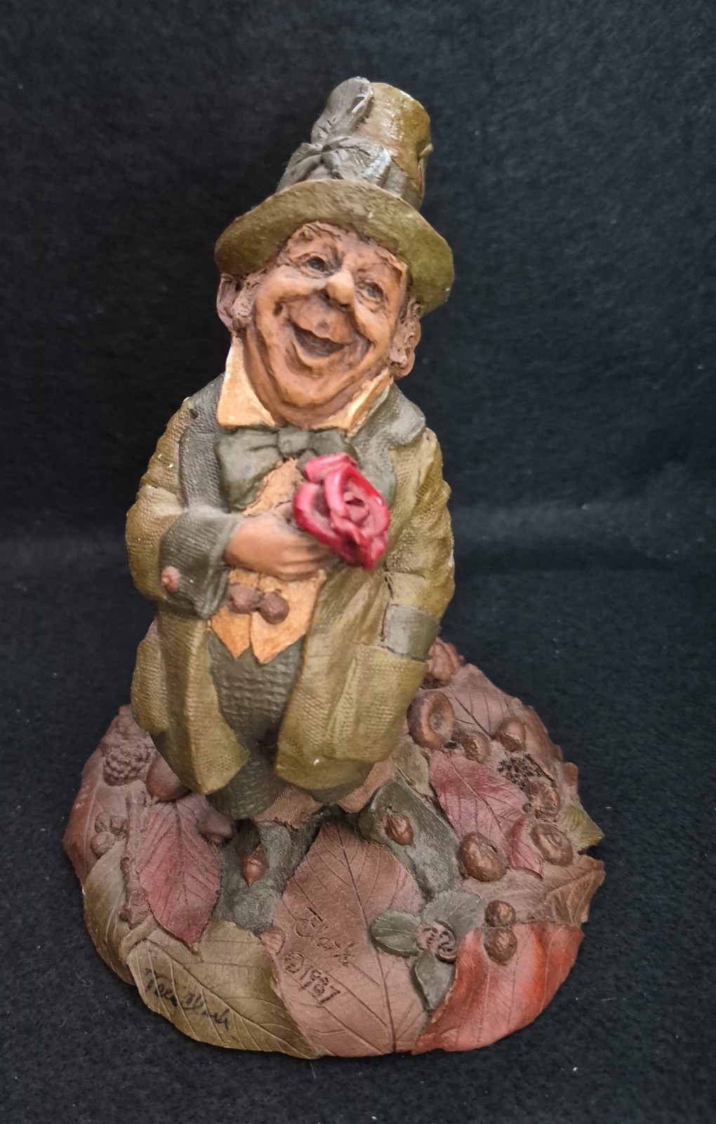 Tom Clark Cairn Gnome DANNY Signed Edition 72 1987 Irish Rose Danny Boy