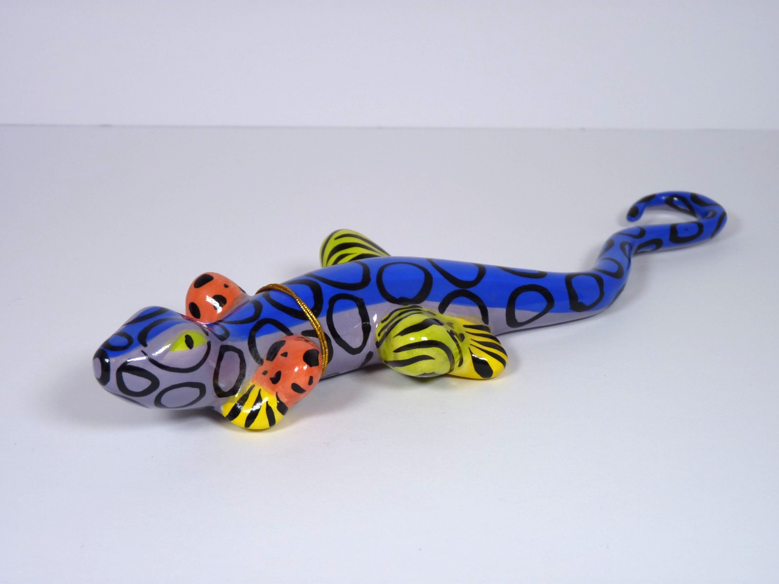 Erich Emmenegger 2007 Studio Design GECKO Lizard Ceramic Figurine HTF Retired R4