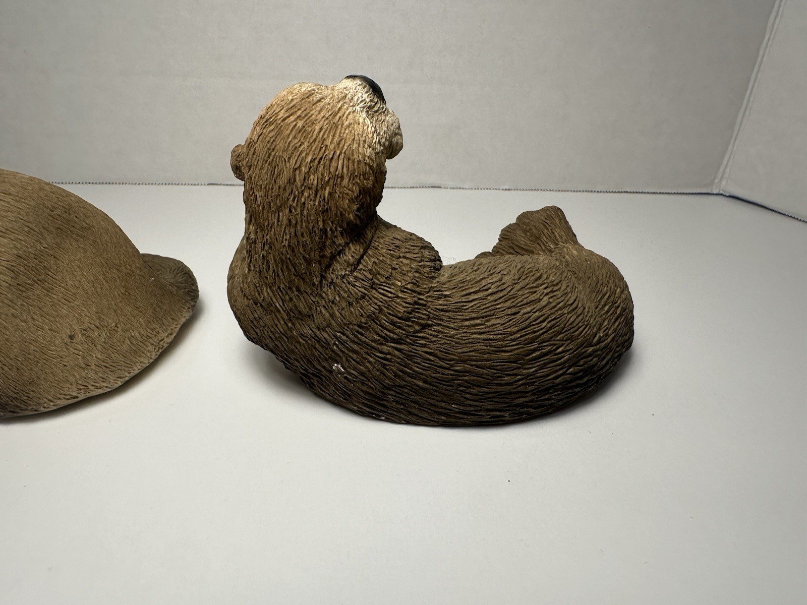 Vintage Sea Otter Ferret Figurines United Design Corp Stone Critters 80’s