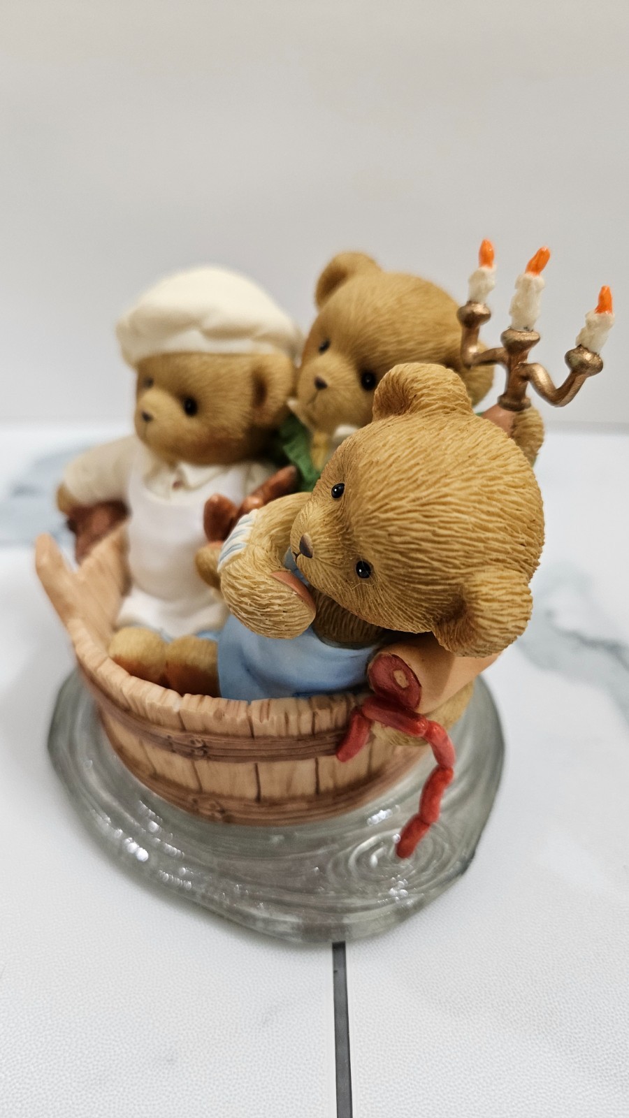 Lucas Joshua & Zachary 4012278 Rub A Dub Three Men In A Tub Signed Box Tags