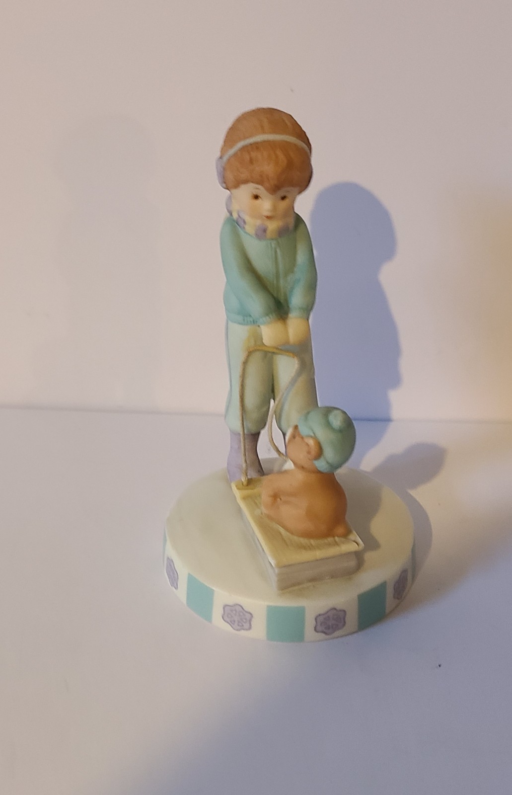 January Monthly Girl Figurine Perfect Pals Twelve Months of Fun 1984