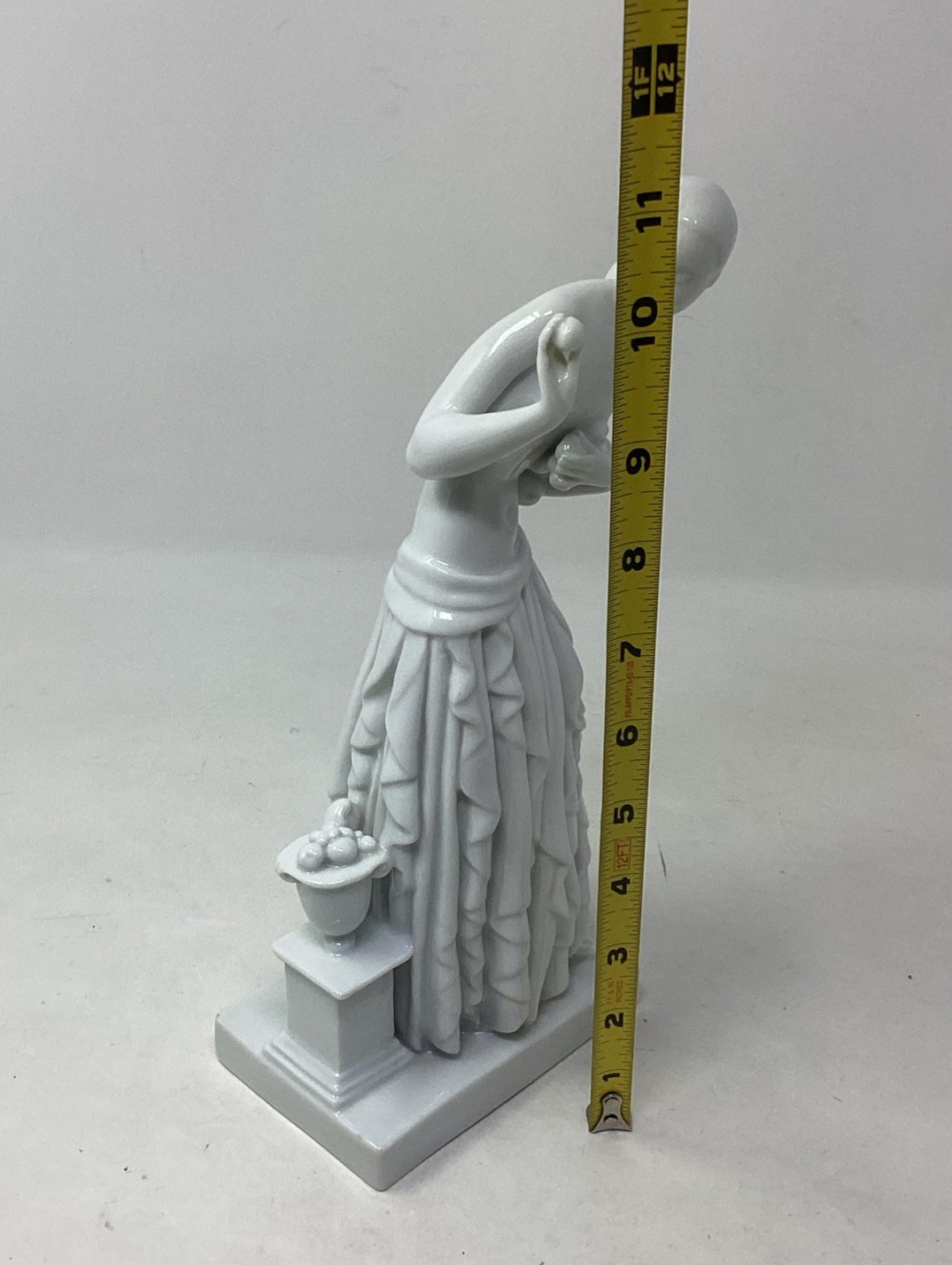 Dahl Jensen Blanc De Chine Copenhagen Roman Goddess “Pomona” Figurine 10”