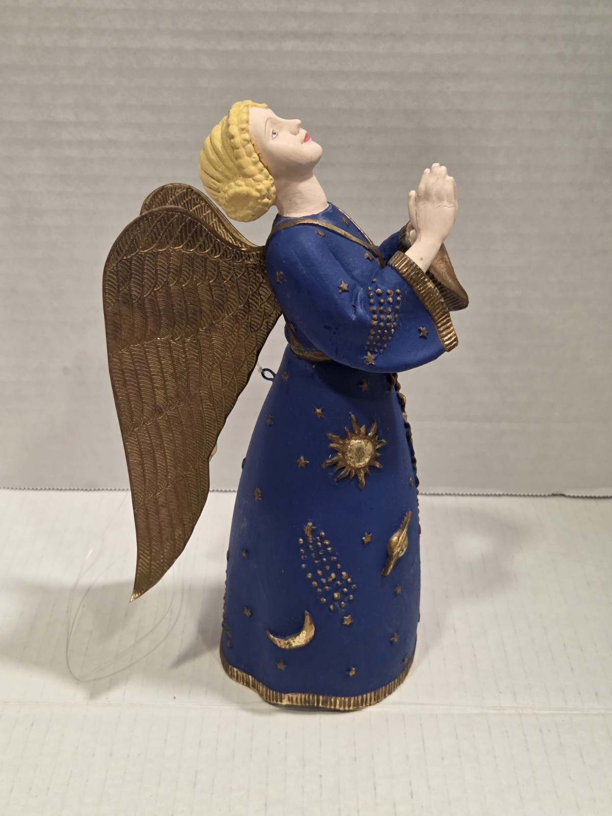 Vintage Celestial Galaxy Moons Stars Hanging Ornamental Angel