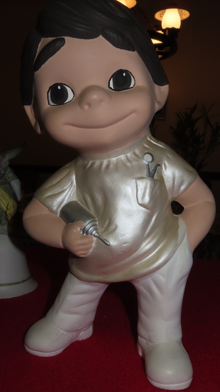 Smiley Atlantic Mold Dentist – Doctor 1980’s Ceramic LARGE statue/figure