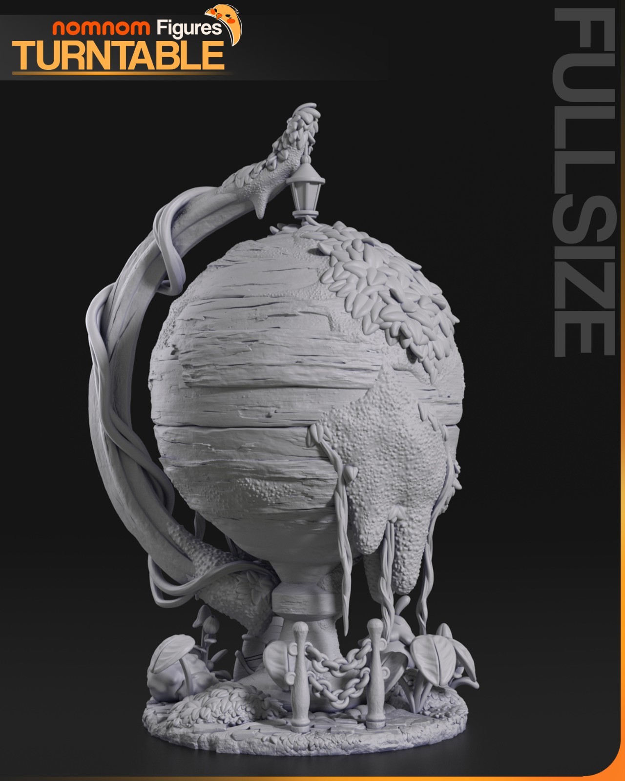 Silk Inspired Resin Diorama | Unpainted High Detail Collectible Scale Model Kit