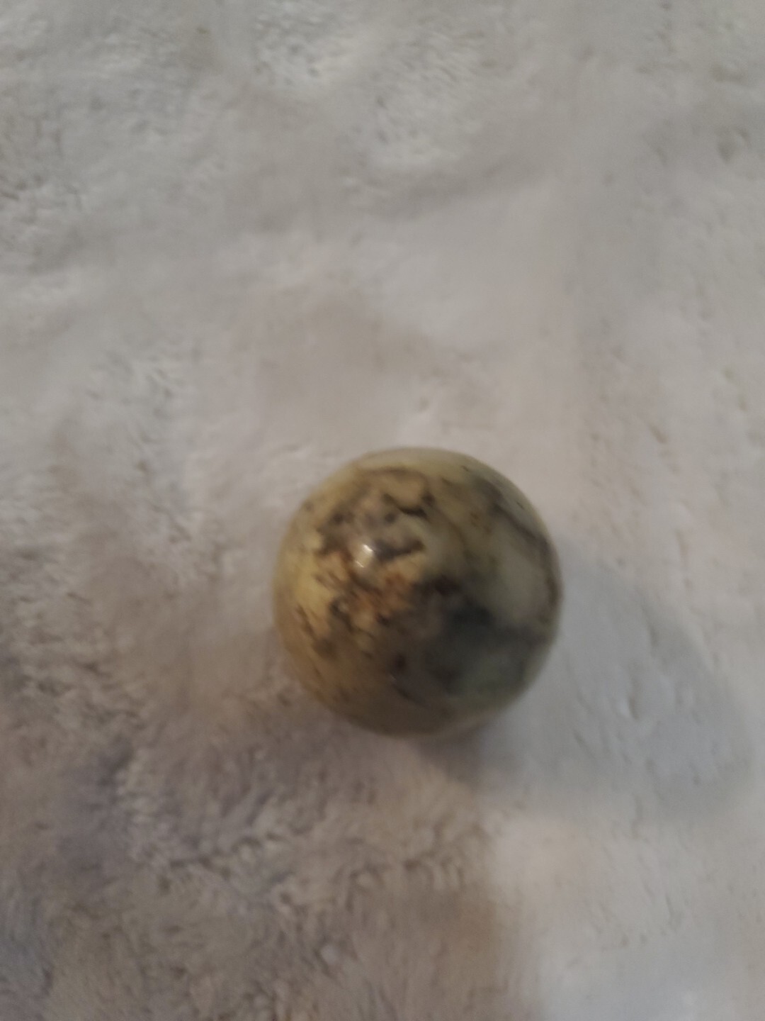 Alabaster Marble Stone Egg Decorative Vintage Multi Colors