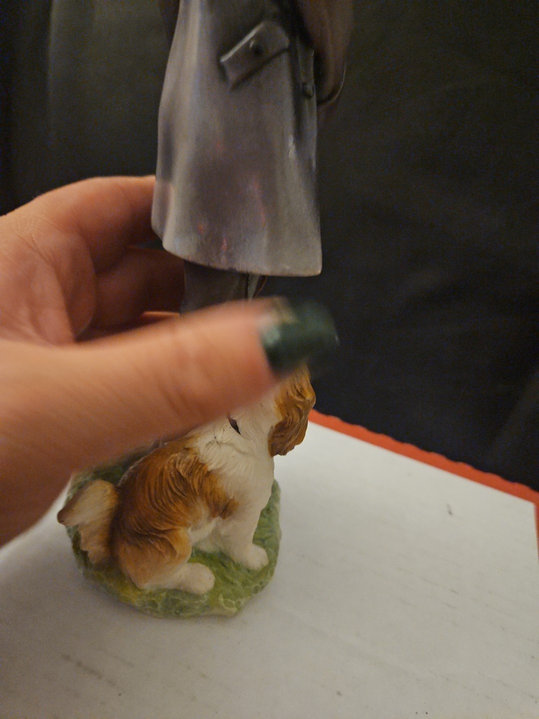 Vintage The Regal Collection Porcelain Figure “MELANIE” WALKING THE DOG 10″