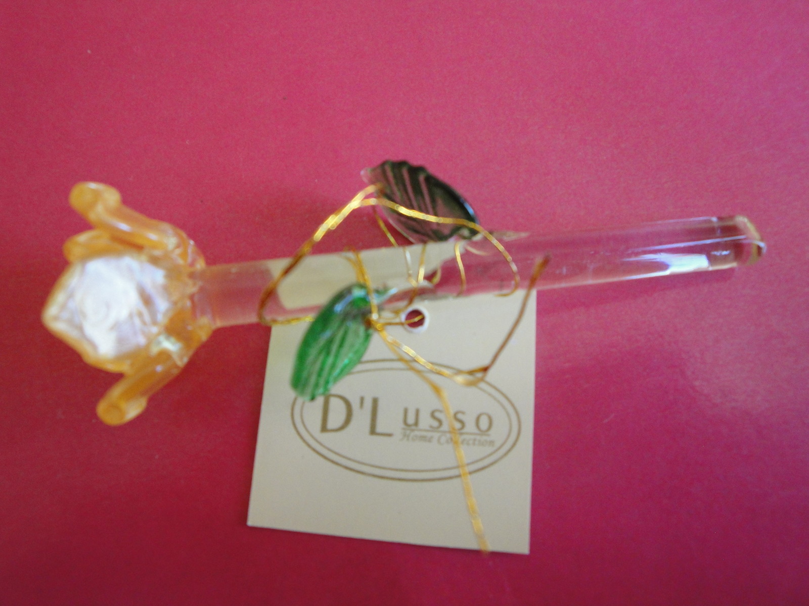 Crystal Collection Yellow Flower Figurine