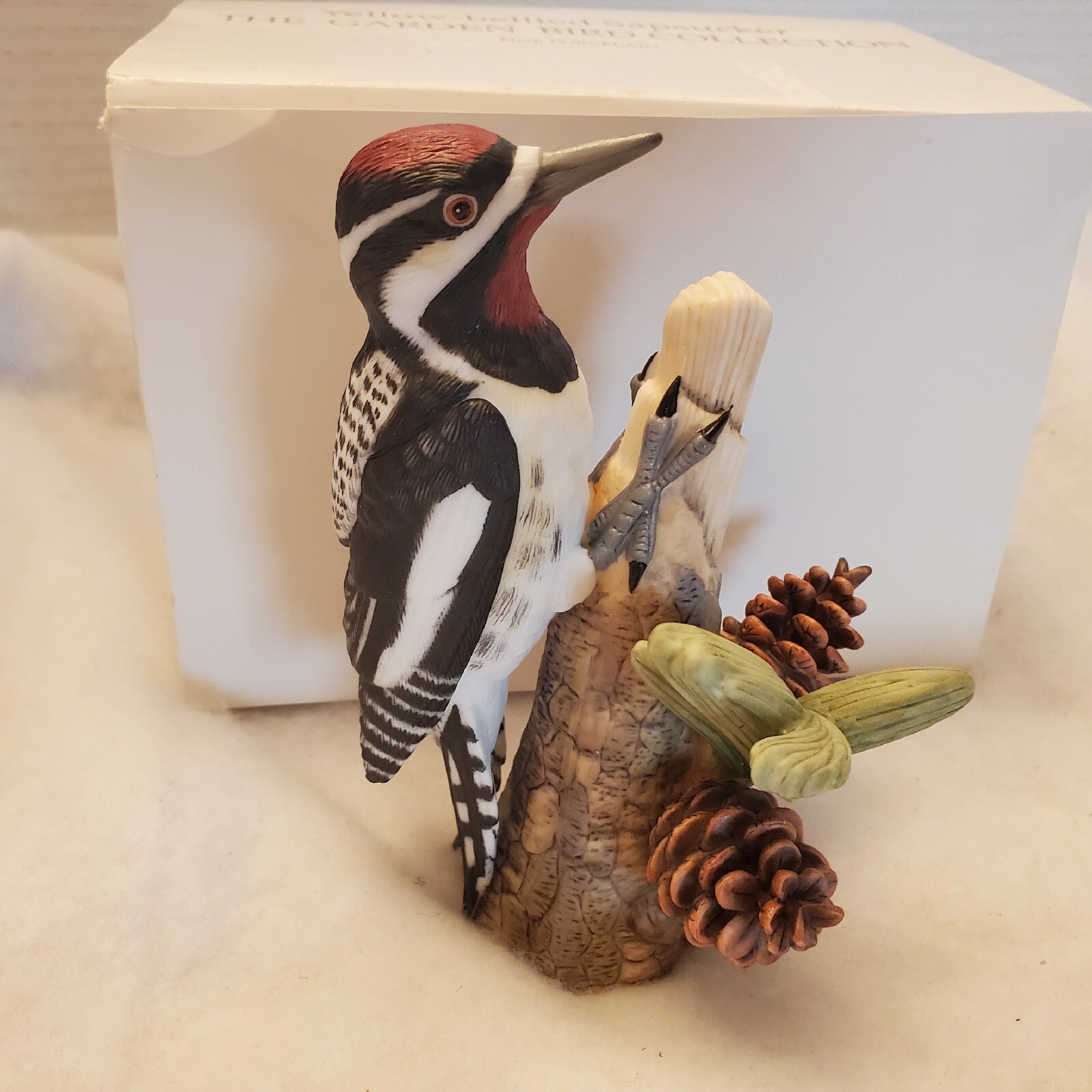 Lenox Figurine GARDEN BIRDS Yellow-Billed Sapsucker GREAT CONDITION In Box 2003