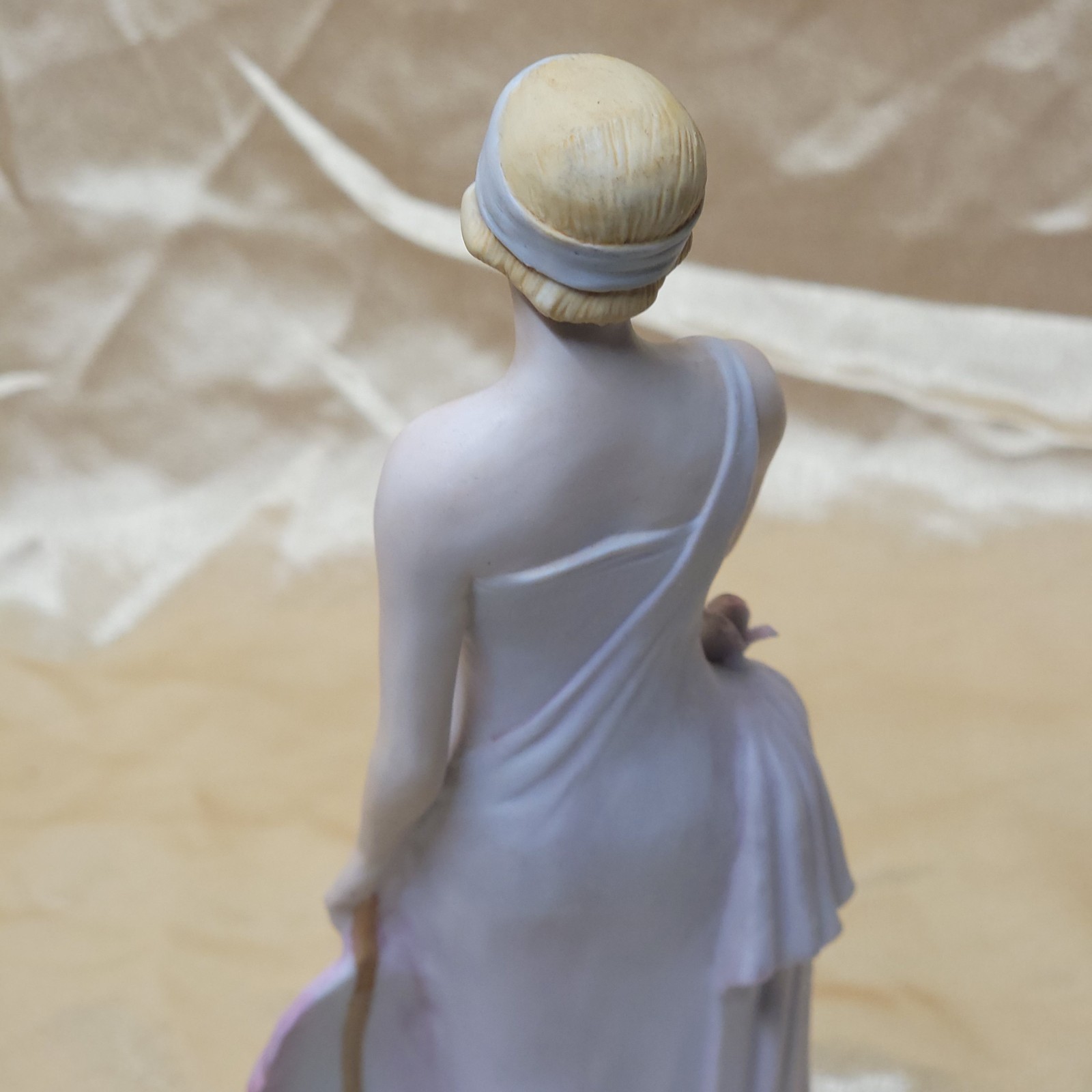 Vintage Liberty Figurine – Bisque Porcelain Lady – 1900s Era