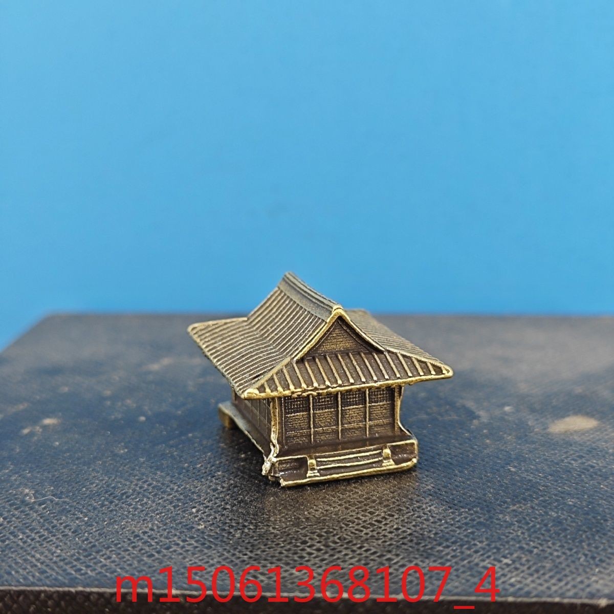 Brass Chinese Style Ancient Architecture Study Model Landscape DIY