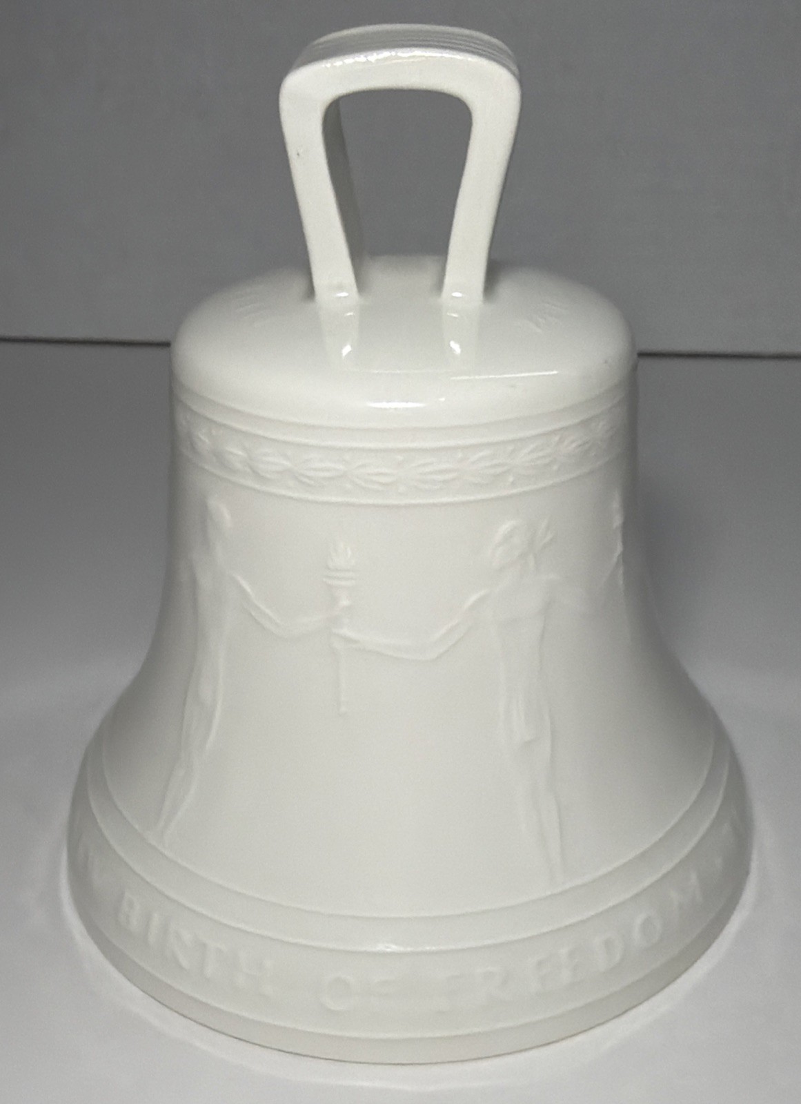KPM Fine Porcelain Model Replica of the Berlin Freedom Bell Souvenir 1950 – 5”