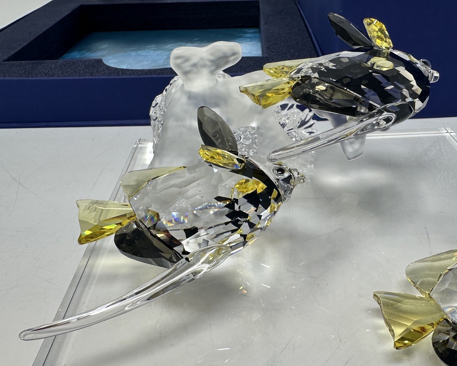 Swarovski Wonders Of The Sea Crystal Sculpture – “Community”