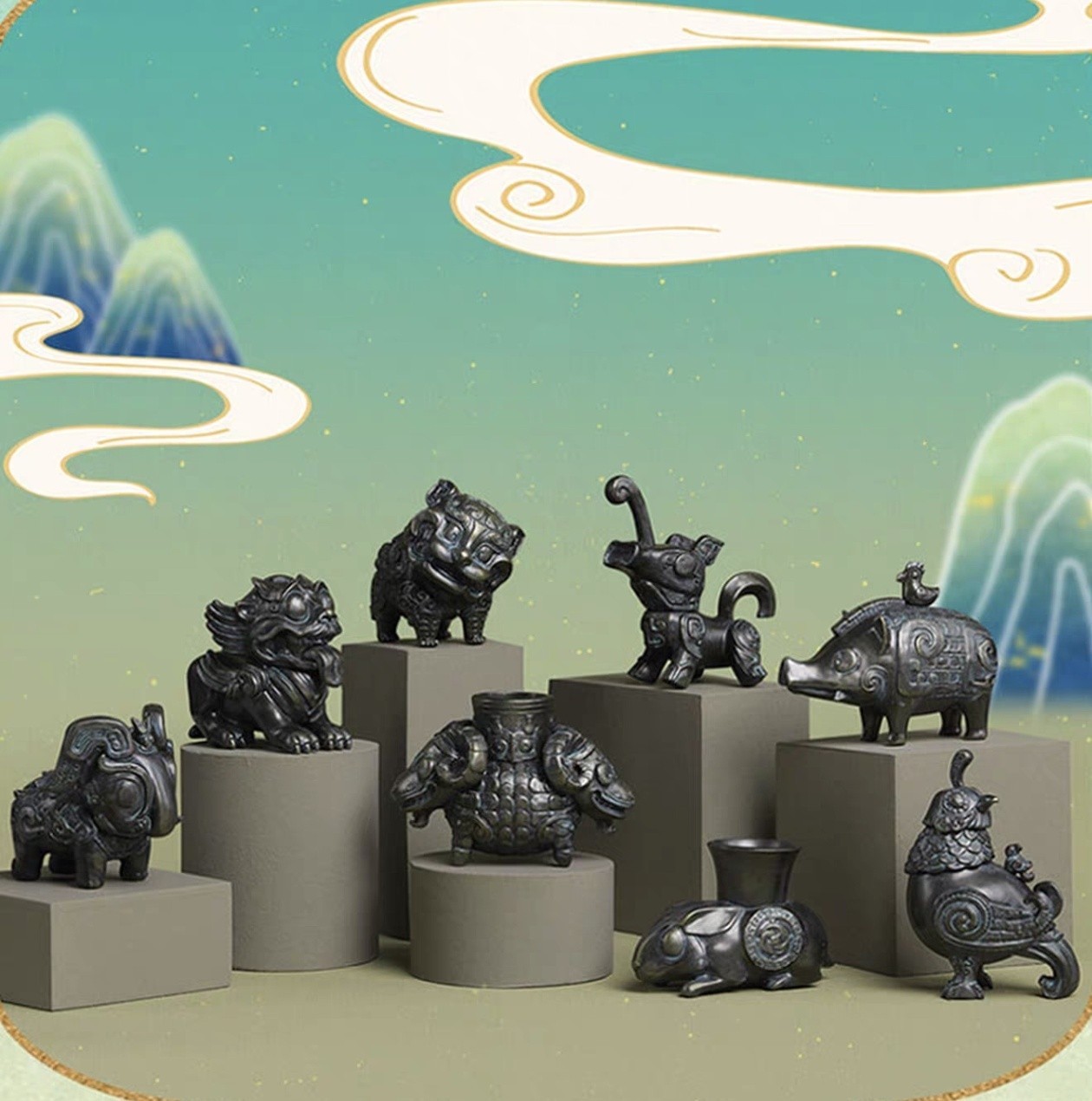 52Toys China Modern Ancients Bronze Squad 2 Classic Figure Toys Sealed Unopened