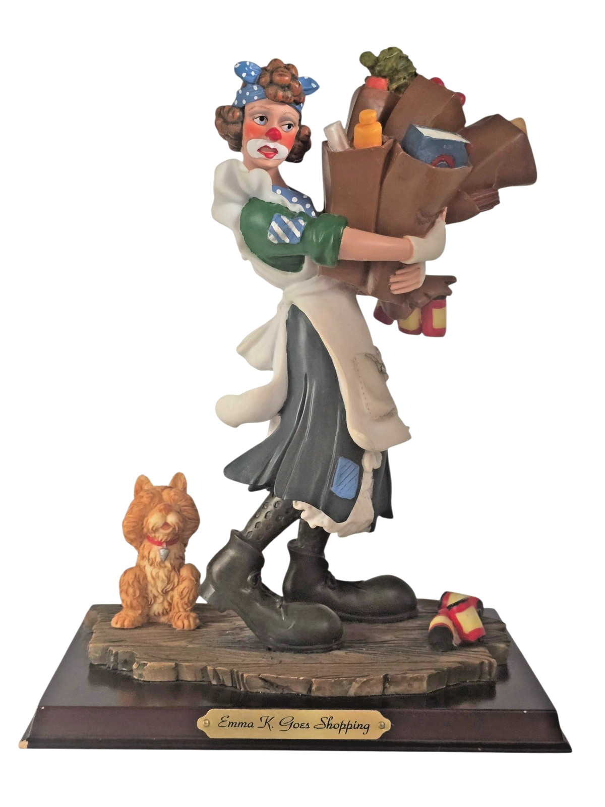 Emma K. Goes Shopping 9″ Collectible Clown Figurine Limited Editions Collection