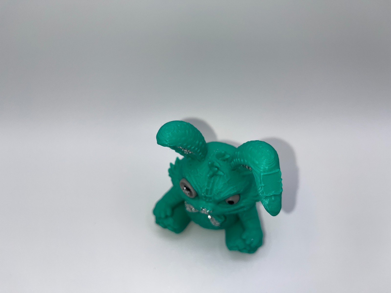 3D Print 2 Color Scary Rabbit Figurine