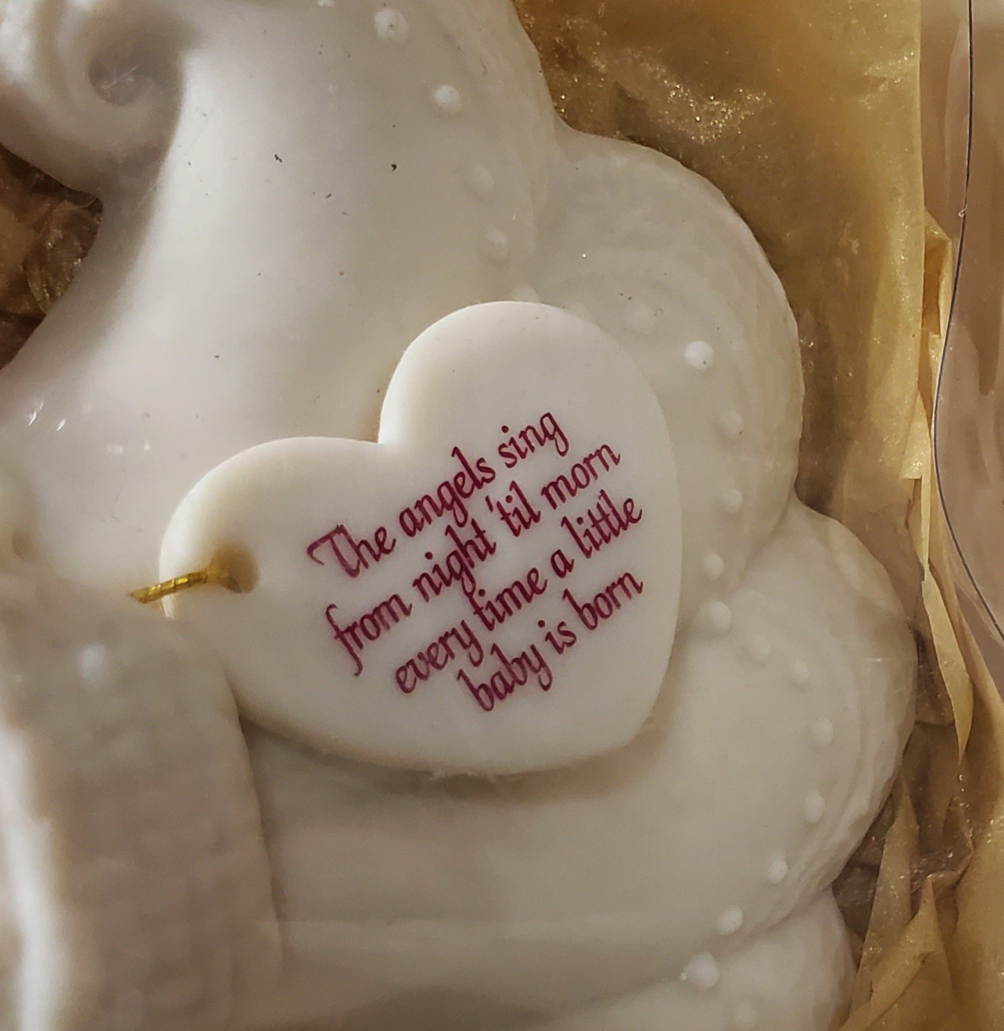 KB Design Angel Holding Baby… Angels Sings from Night to Morn for New Baby