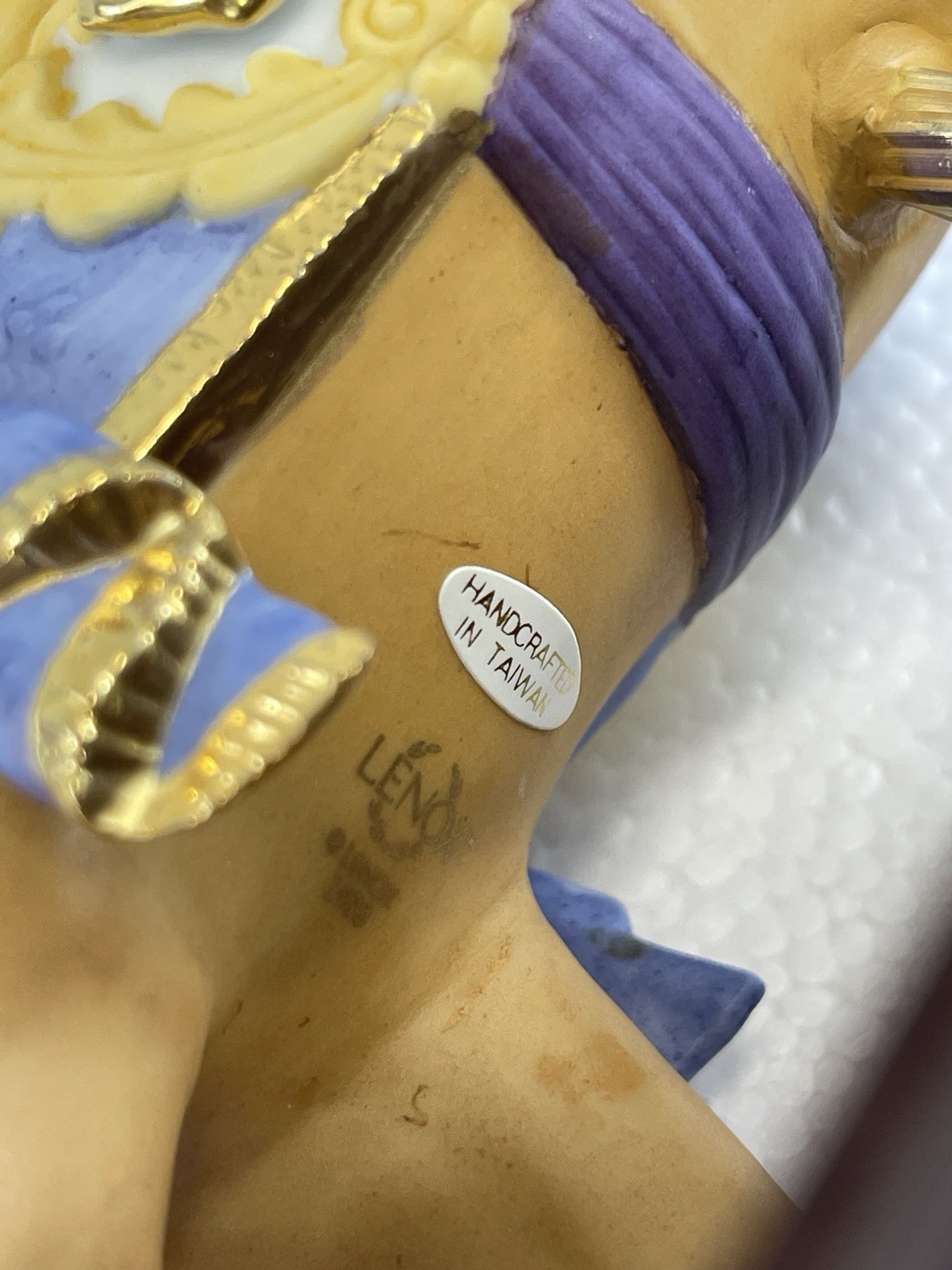 VTG Lenox 1990 Carousel Lion, Limited Edition Porcelain Figurine, Wood Base