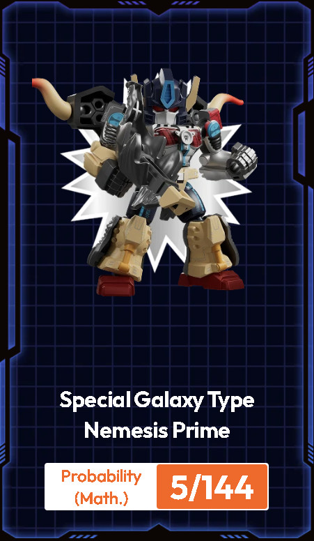Blokees Transformers Defender Version 07 Mini Model Kit Nemesis Special 5/144
