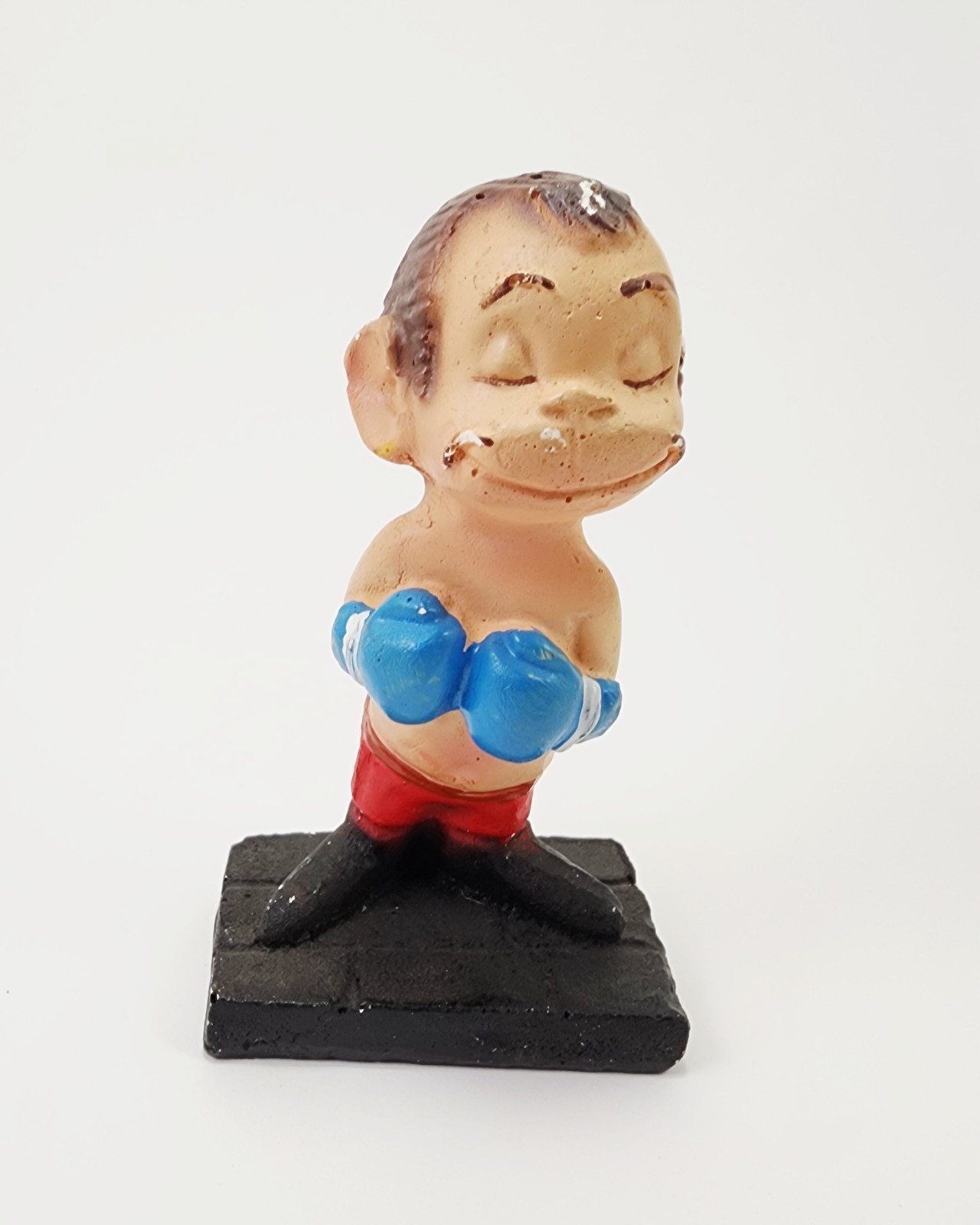 Vintage Cantinflas Chalkware Plaster Mexican Statue Figure Figurine Mexico Boxer