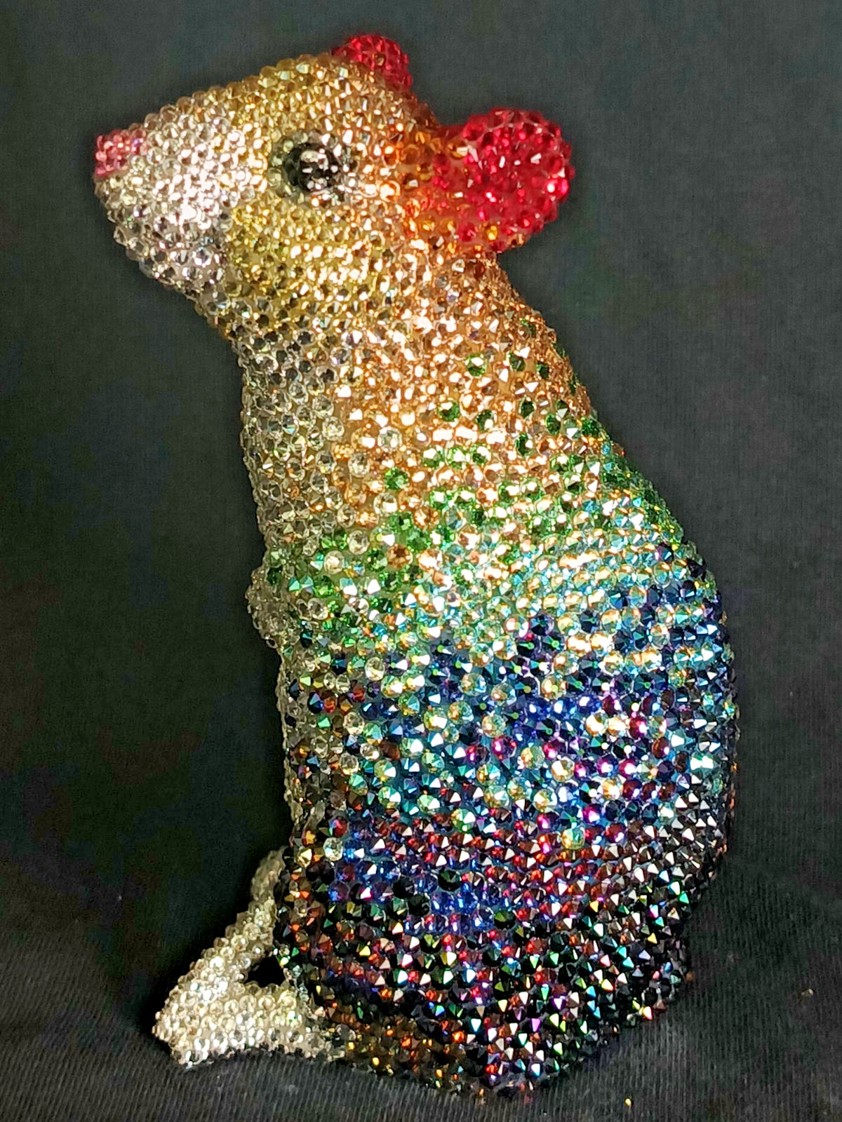 RARE~~2020~6″ Swarovski Crystal Chinese Zodiac Rat~5230 Hand-Applied Crystals