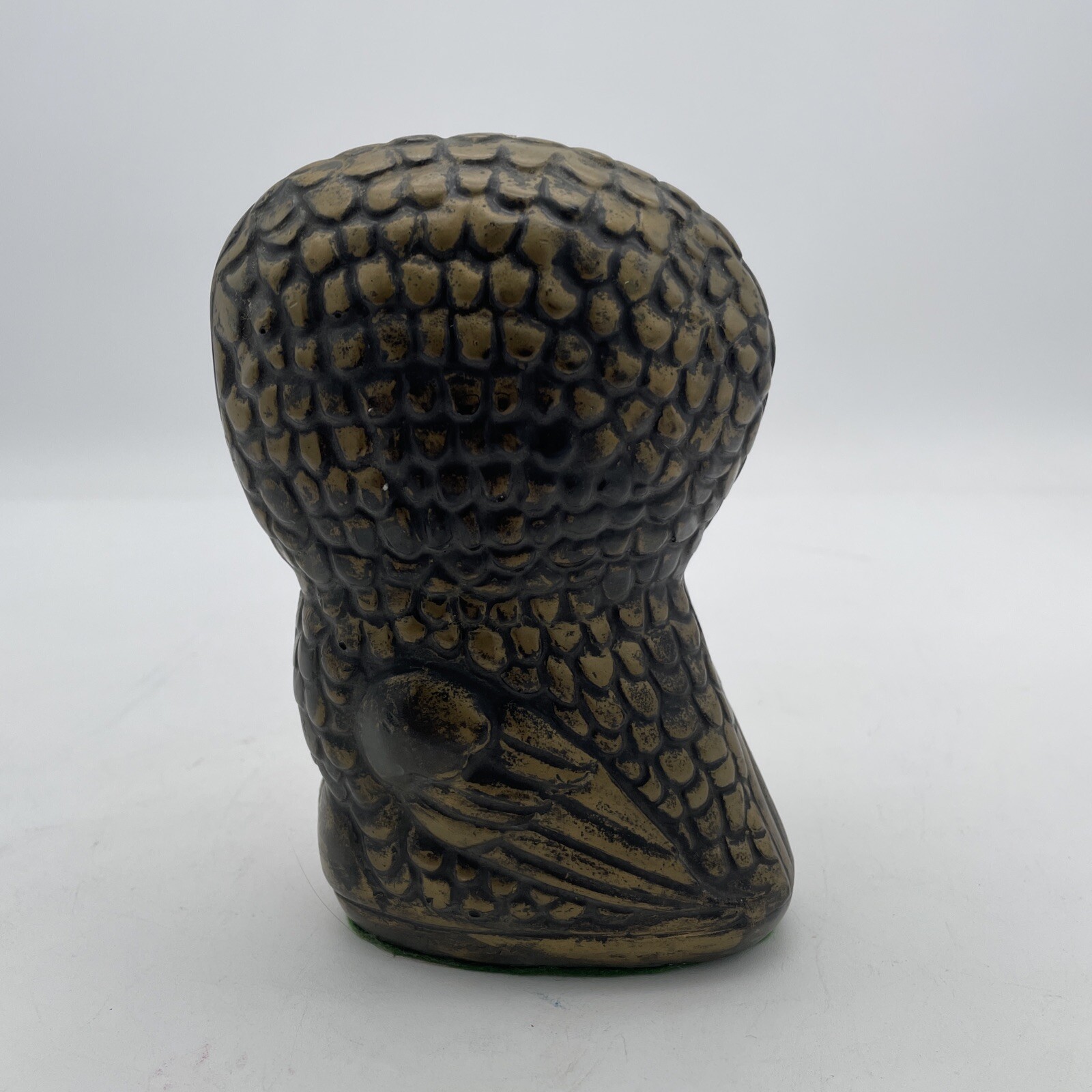 VINTAGE MCM OWL PAINTED CERAMIC FIGURINE 6.25 In
