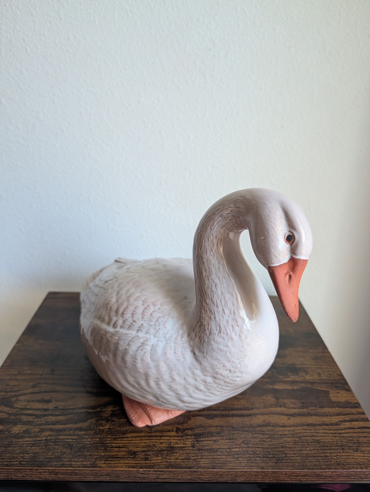 Vintage Ceramic Goose, Country Cottage Core, 1970’s