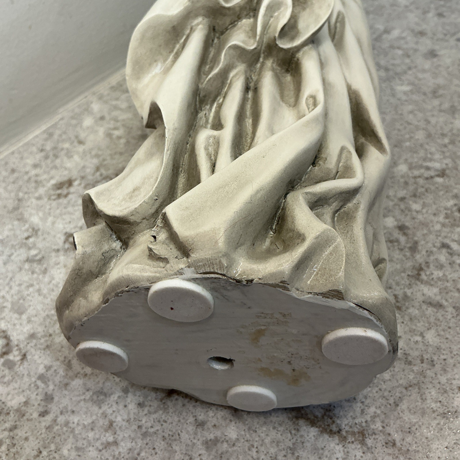 French Pleurant Statue Weeper Gardengoyle Design Toscano Suriel 11”