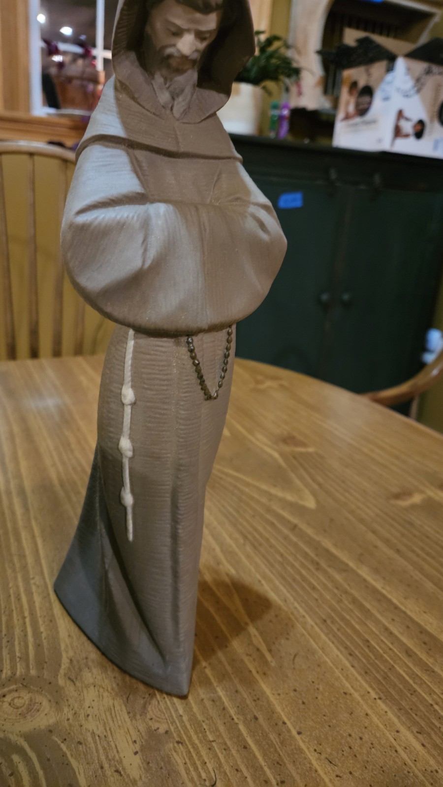 Lladro – Monk in a Matte GRES finish – 13.5” Tall. Retired 1998