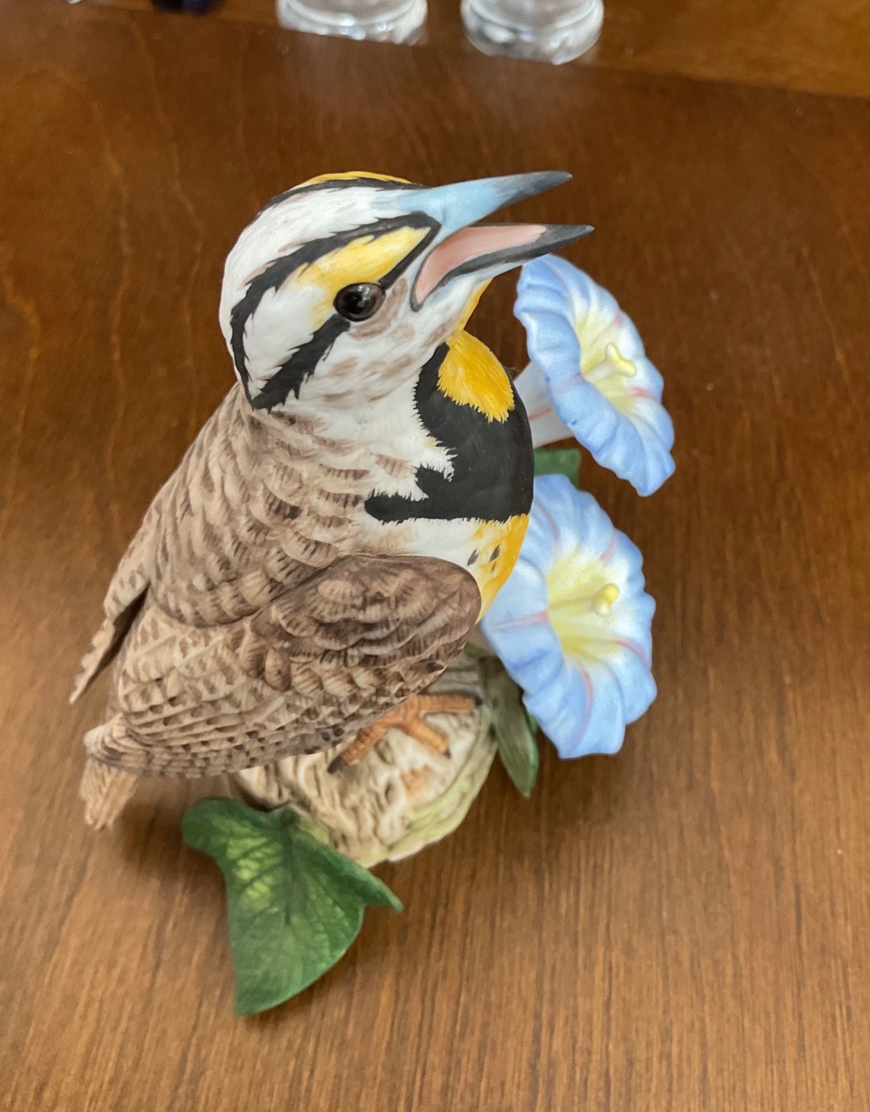 Lenox Western Meadowlark Porcelain Garden Birds Collection Figurine
