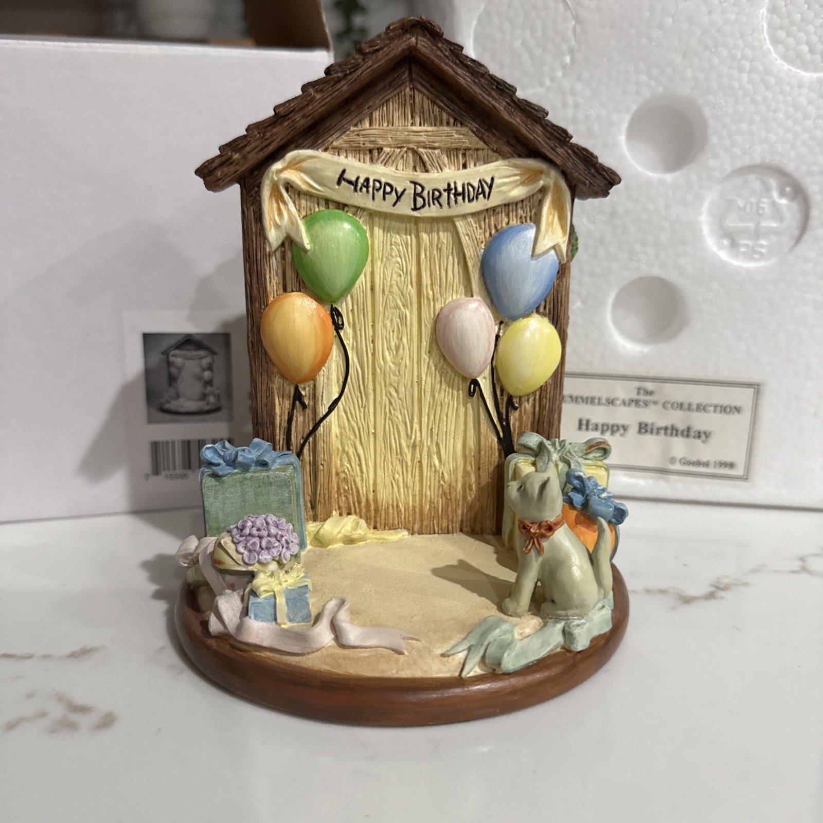 Hummel Scape #925-D “Happy Birthday” 5 1/2″ Tall – No Figurine