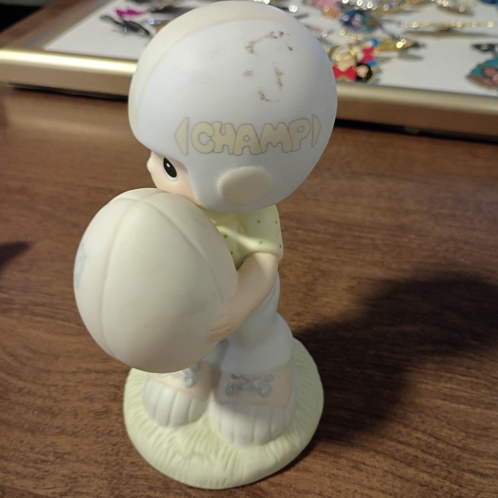 Precious Moments Figurine. I’m a Possibility Football Player Sports 100188. 1986