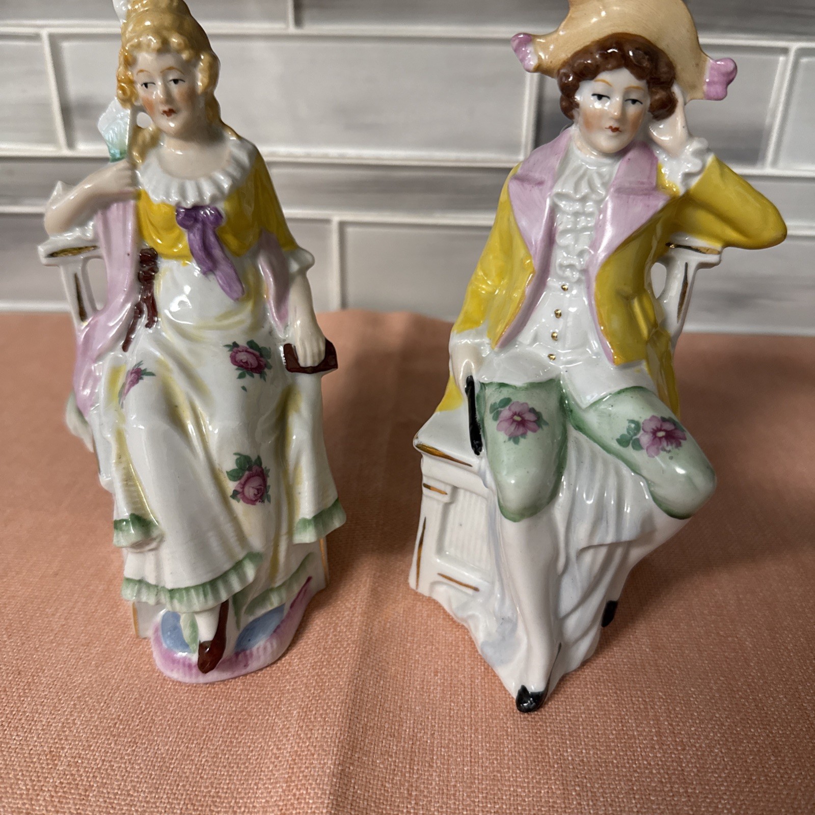 Antique Rare Victorian Grafenthal Sitting Couple 9896 ￼