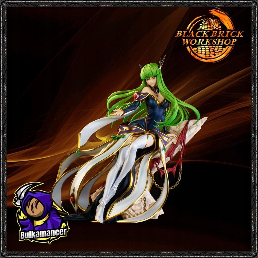 Green Witch Bulkamancer UNPAINTED 3D Printing on Demand – SFW figure model kit