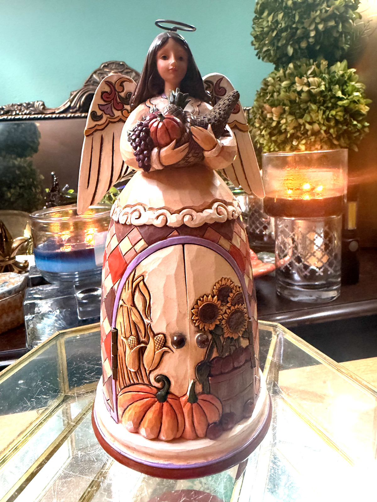 Jim Shore Beauty of the Harvest Hidden Scene Angel Thanksgiving Fall **READ**