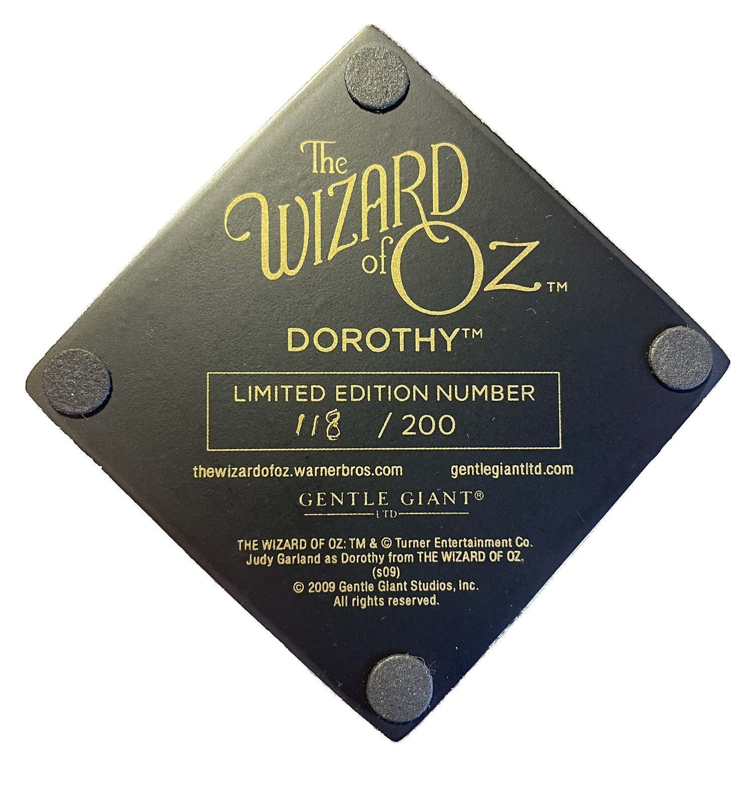 Gentle Giant Wizard of Oz Dorothy Gale Bust Ltd Ed NIB 188/200 COA Judy Garland