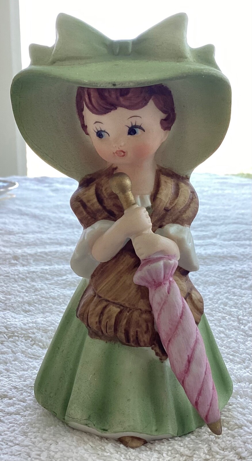 Vintage Porcelain Southern Belle Figurine By Lego Japan – Fine Quality-Sticker..