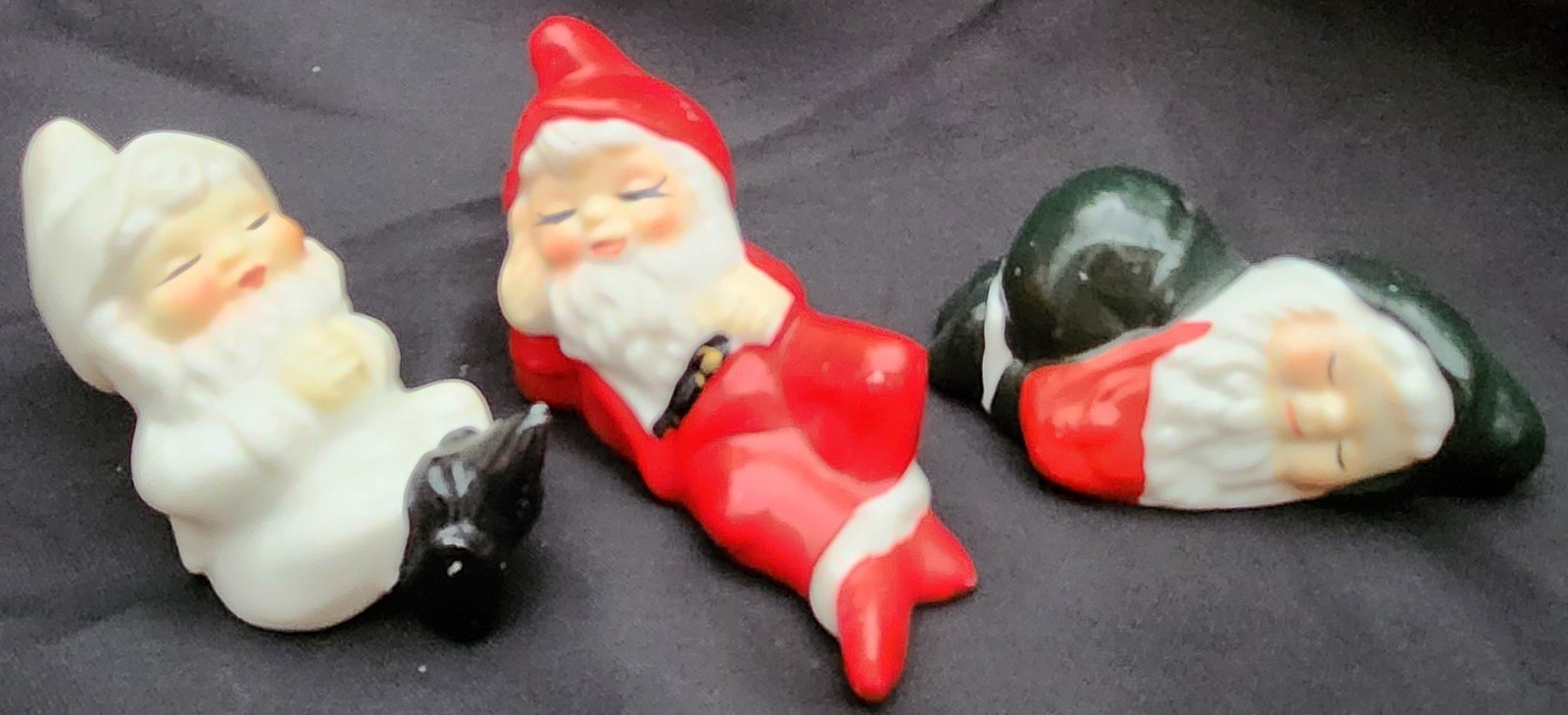 Christmas Around the World RESTING ELVES 3 sleeping elf figurines House of Lloyd