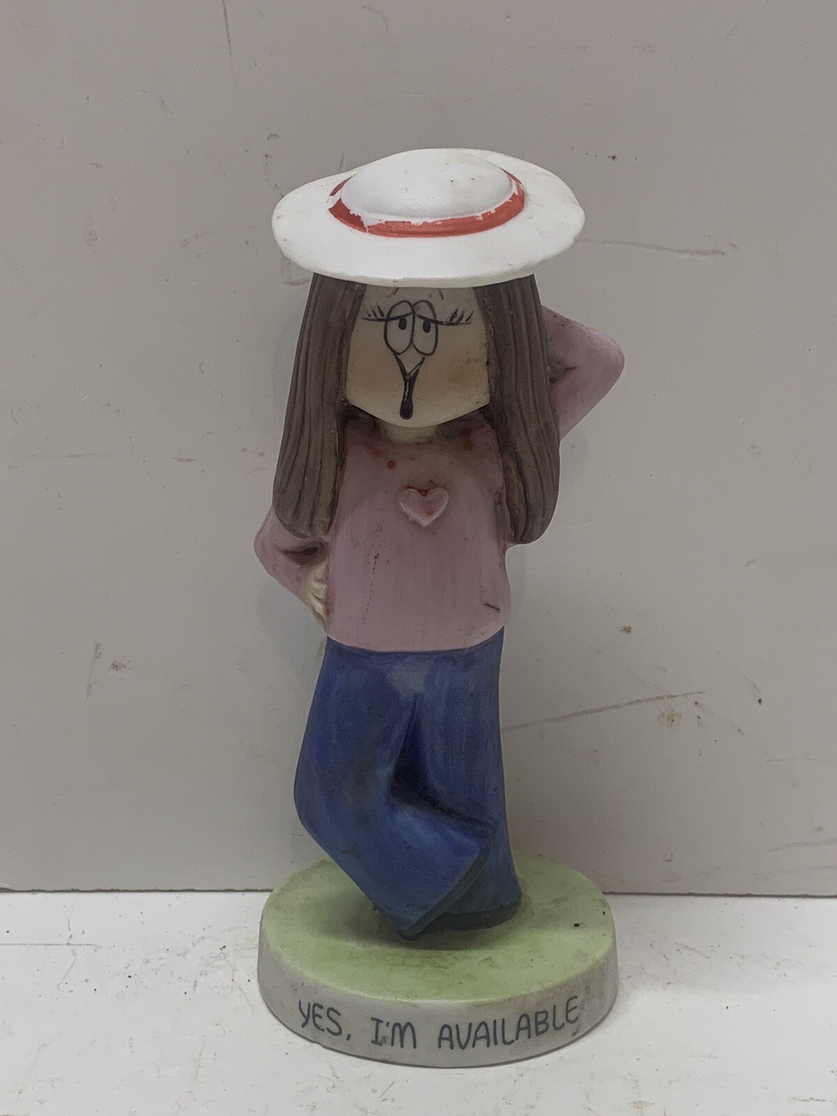 1982 Porcelain Cathy Figurine “Yes, I’m Available”