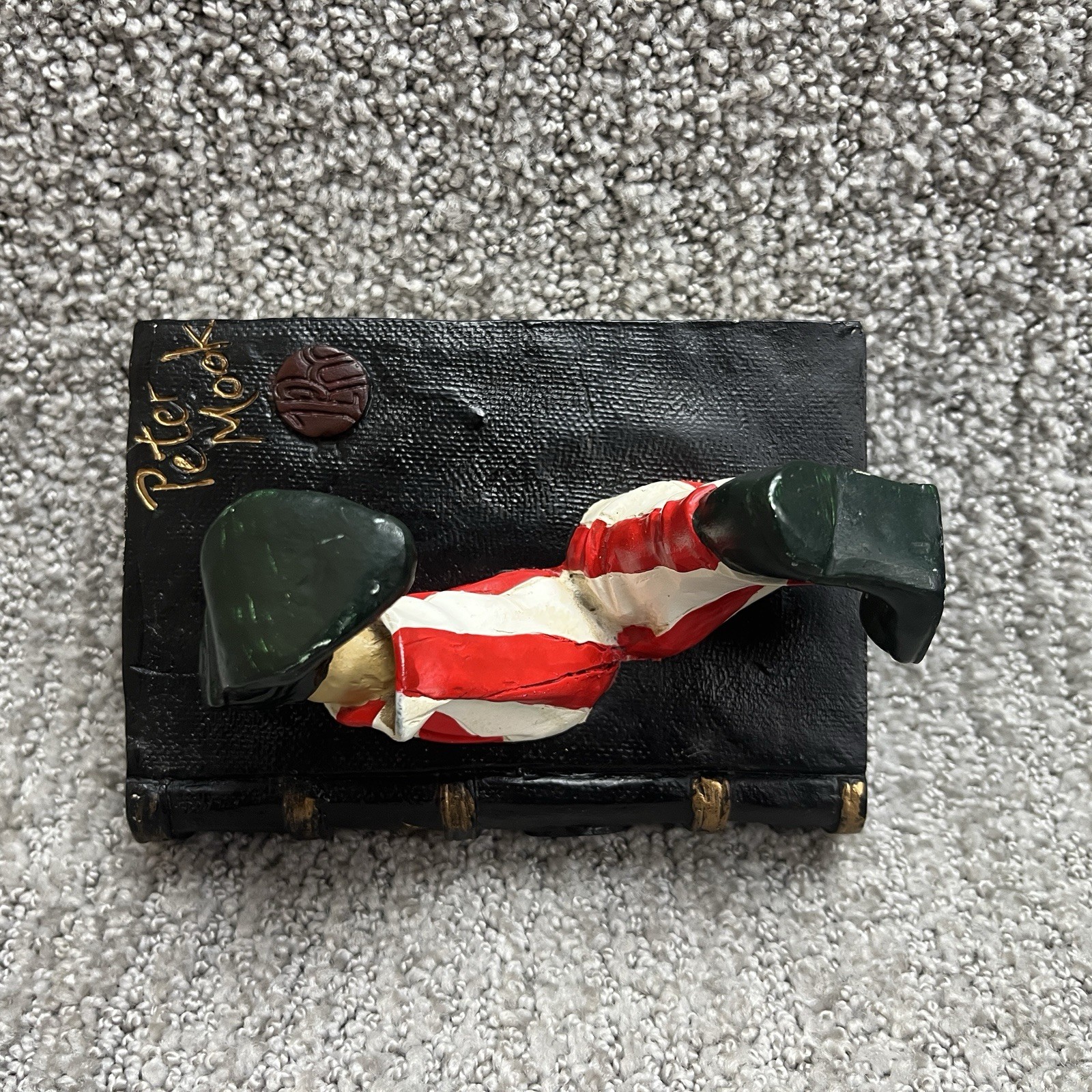 Vintage Peter Mook Clown Book Ends Gone with the Wind & Hope and Glory Resin