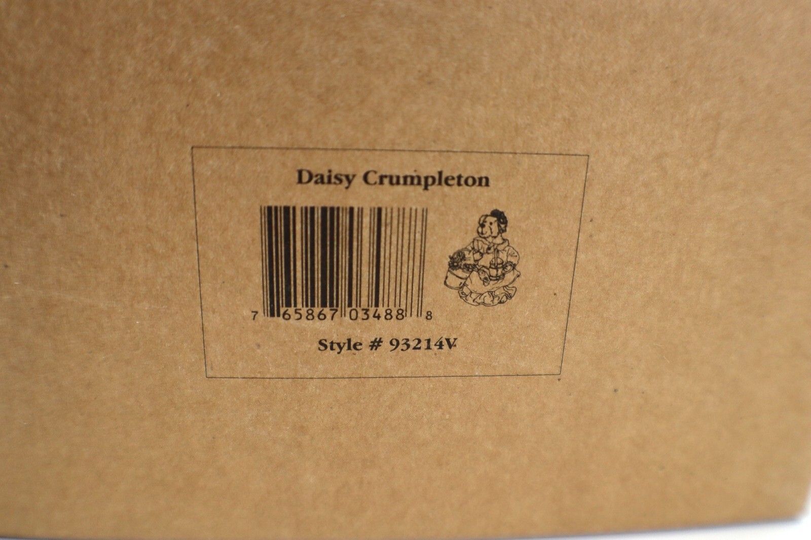 Boyds Collection DAISY CRUMPLETON 93214V Bear Figurine 8 ¼” Resin/Fabric in Box