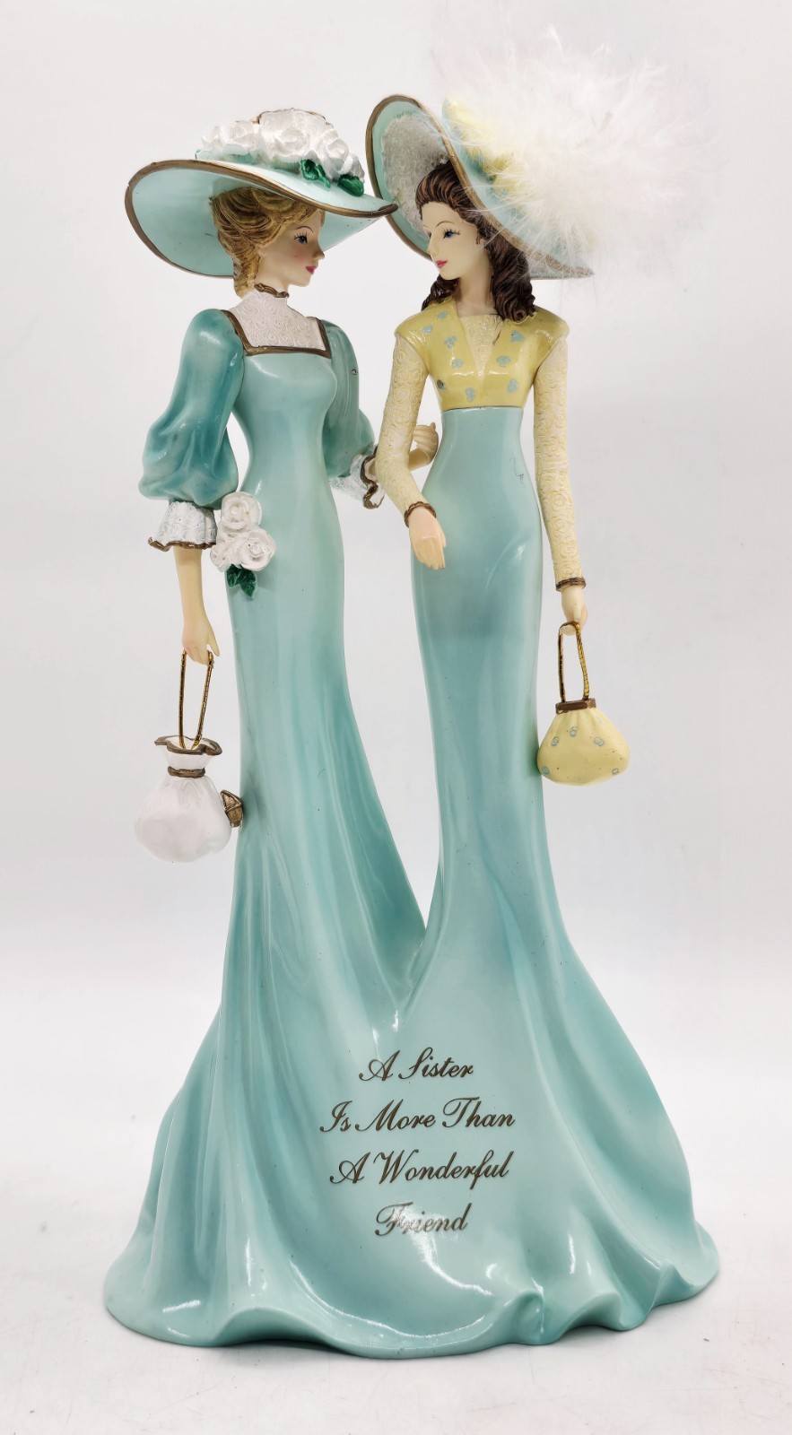 Vintage 2009 Hamilton Thomas Kinkade Figurines Beloved Sisters Collection #8767A