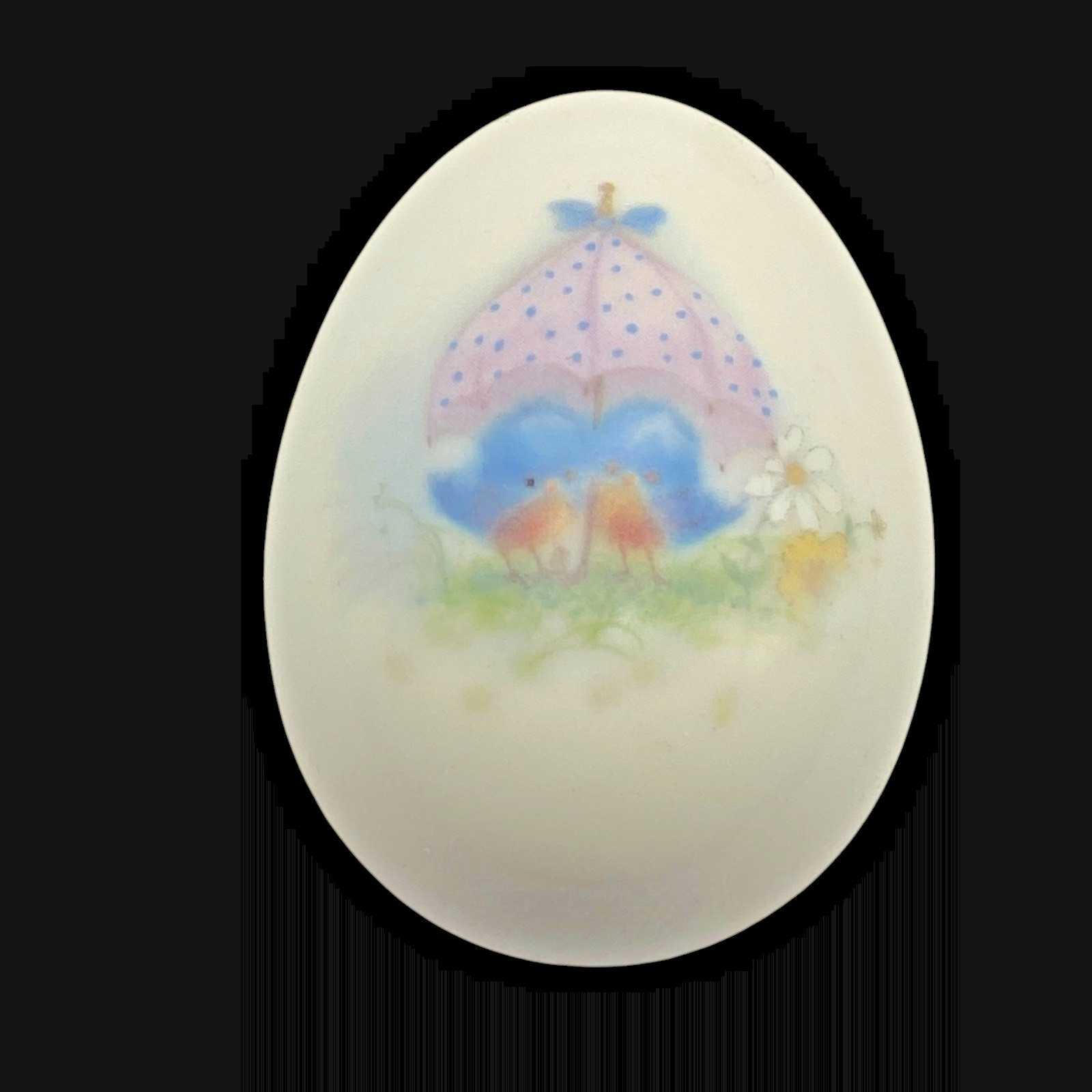 Vintage 1979 Designers Collection Fine Porcelain BLUEBIRD Egg Made in Japan Bird
